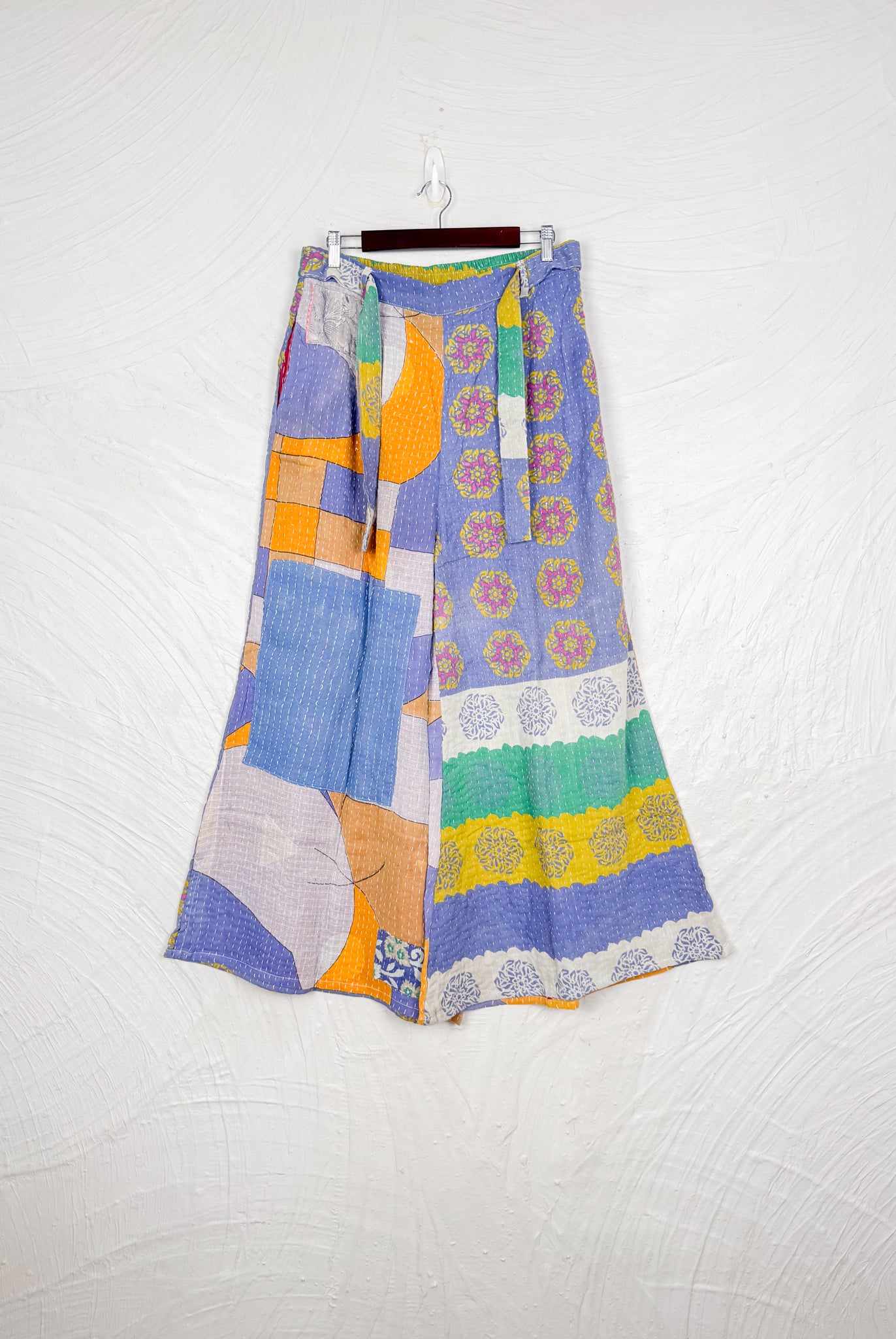 Abstract Kantha Pants - Love Protect Sustain