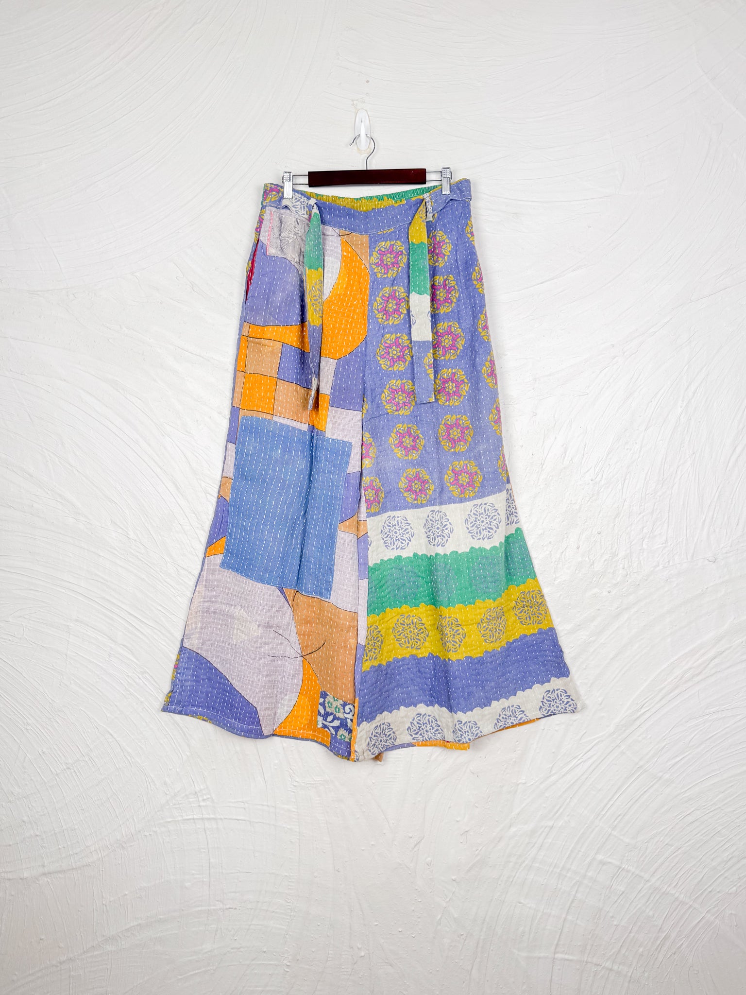 Abstract Kantha Pants - Love Protect Sustain