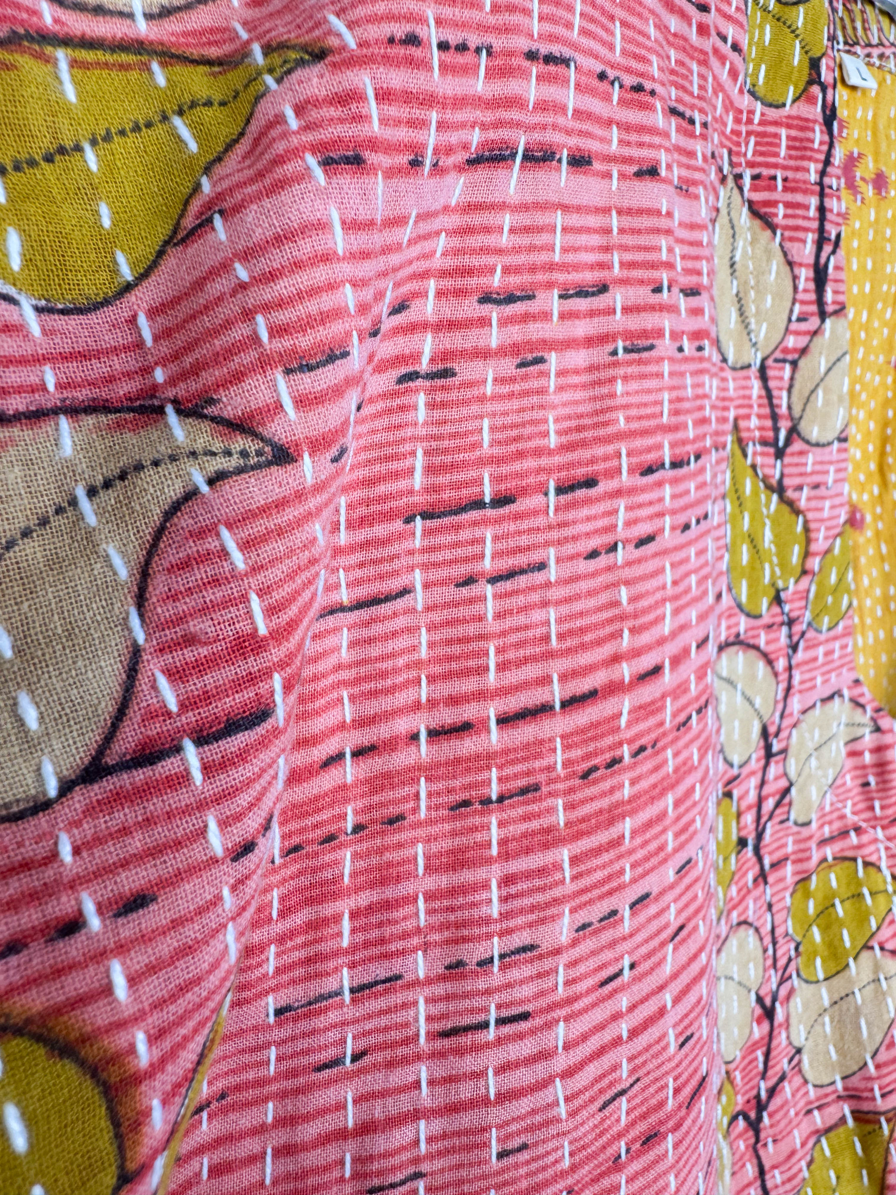 Artisan Kantha top - Love Protect Sustain