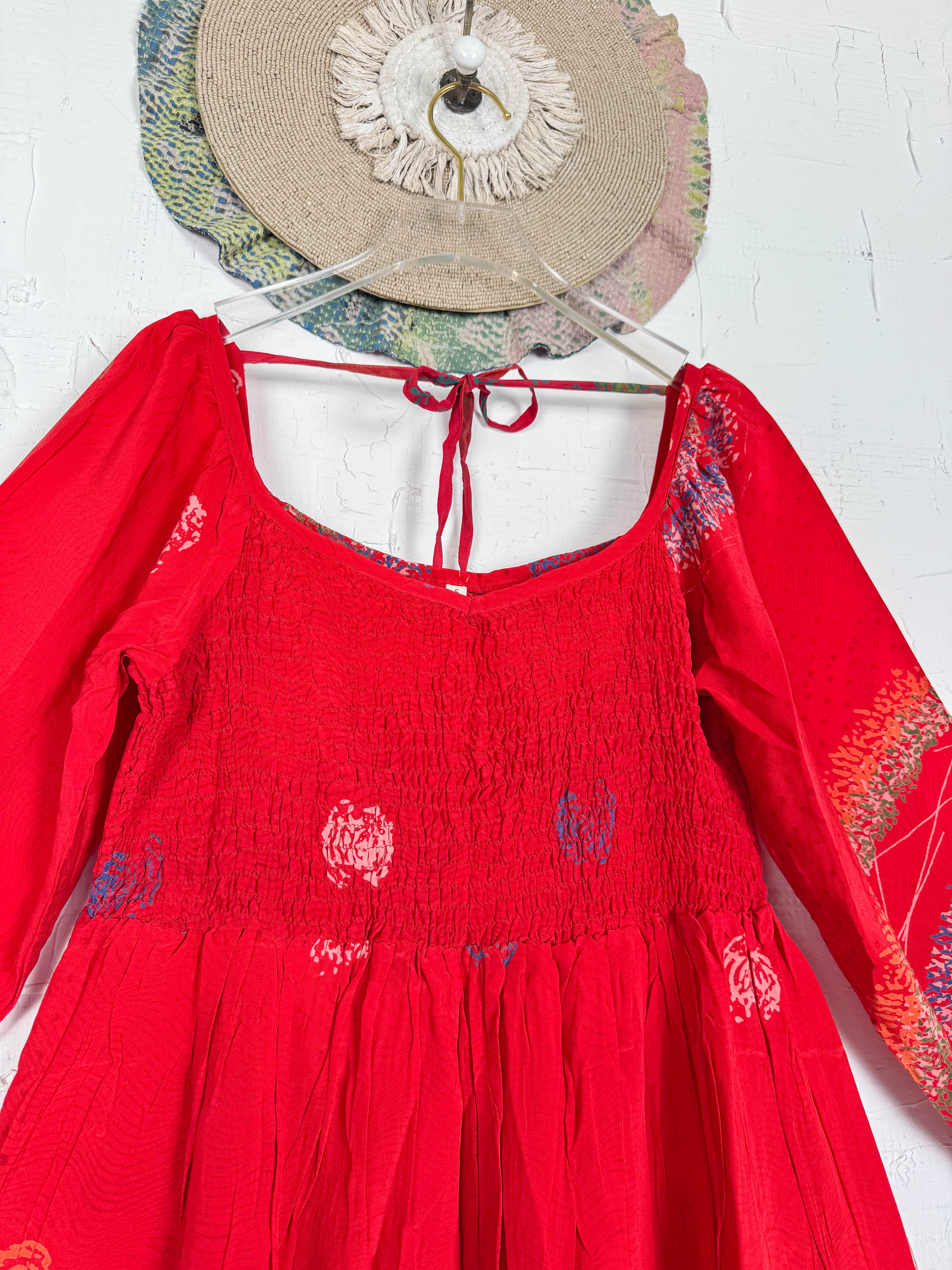 Balloon Sleeve Dress - Love Protect Sustain