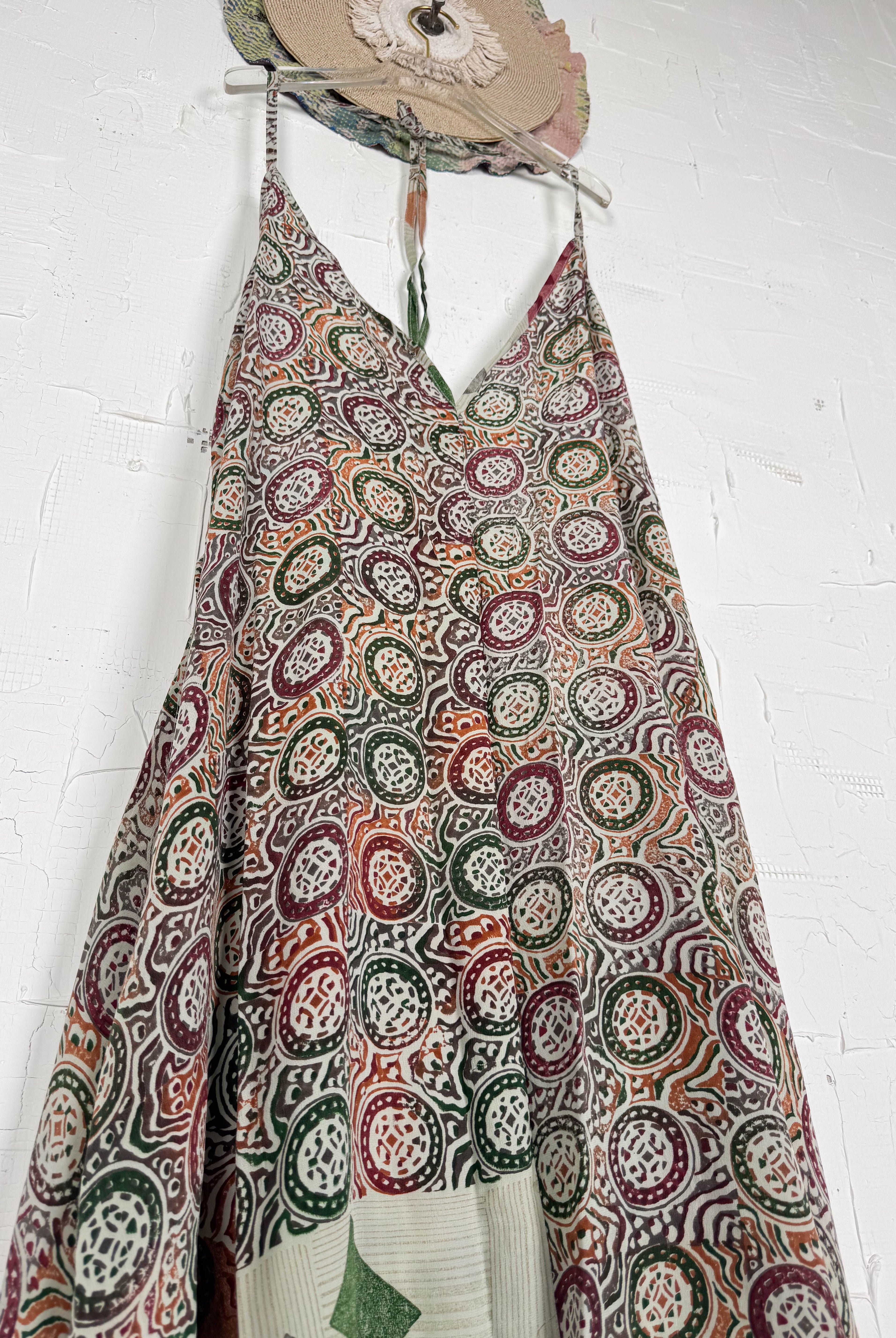 Beach Silk Cover Up Dress - Love Protect Sustain