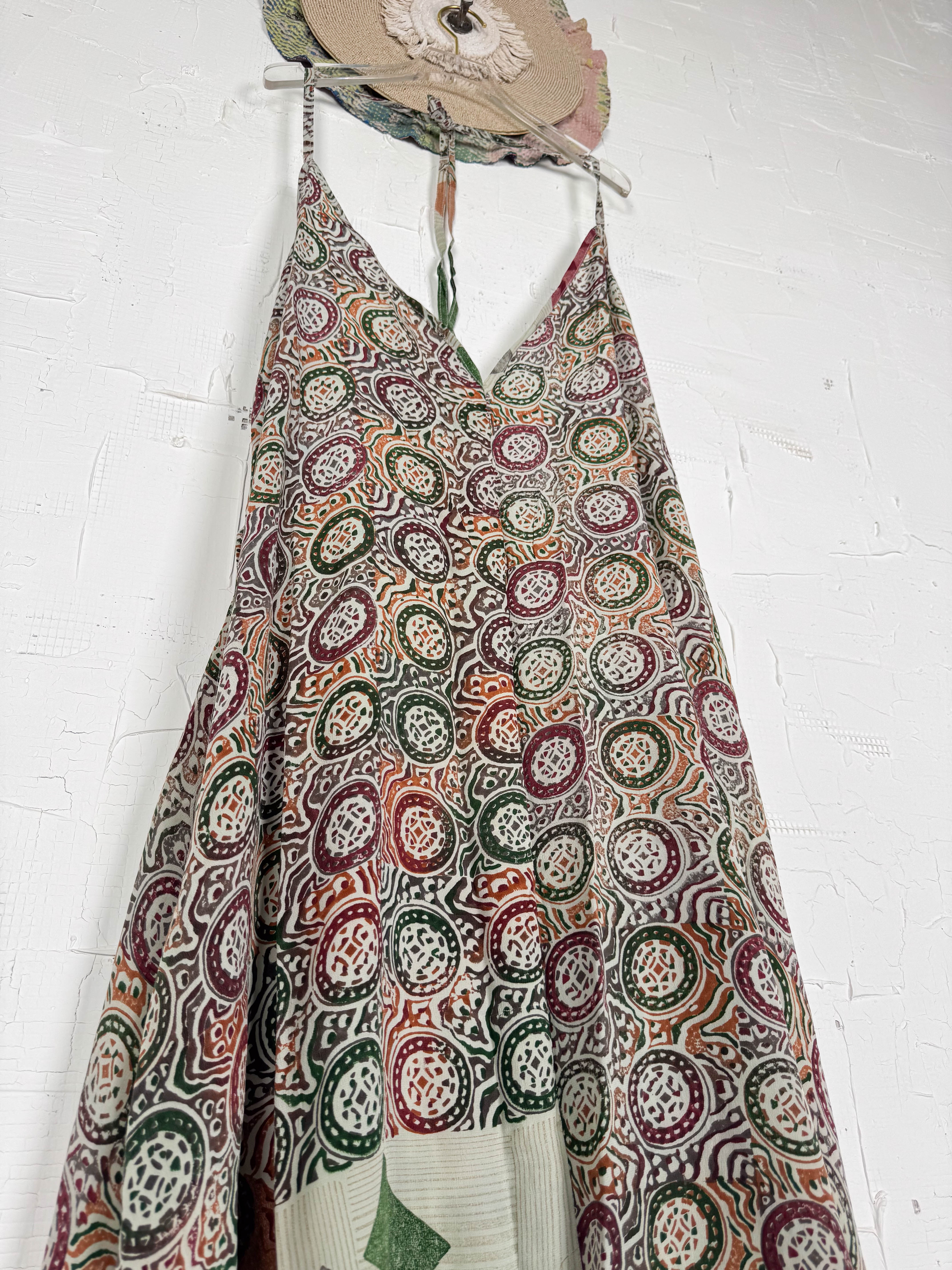 Beach Silk Cover Up Dress - Love Protect Sustain