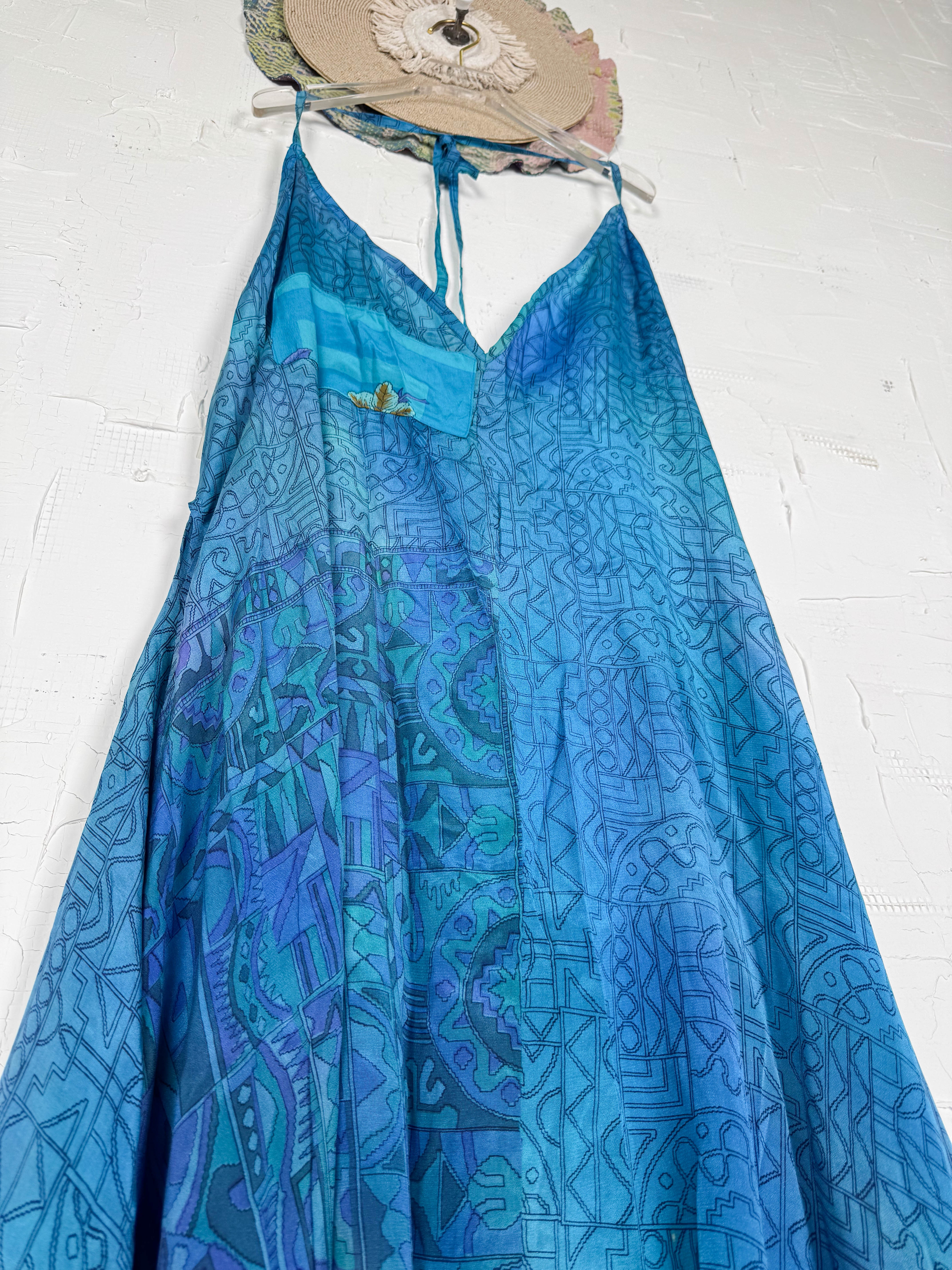 Beach Silk Dress - Love Protect Sustain