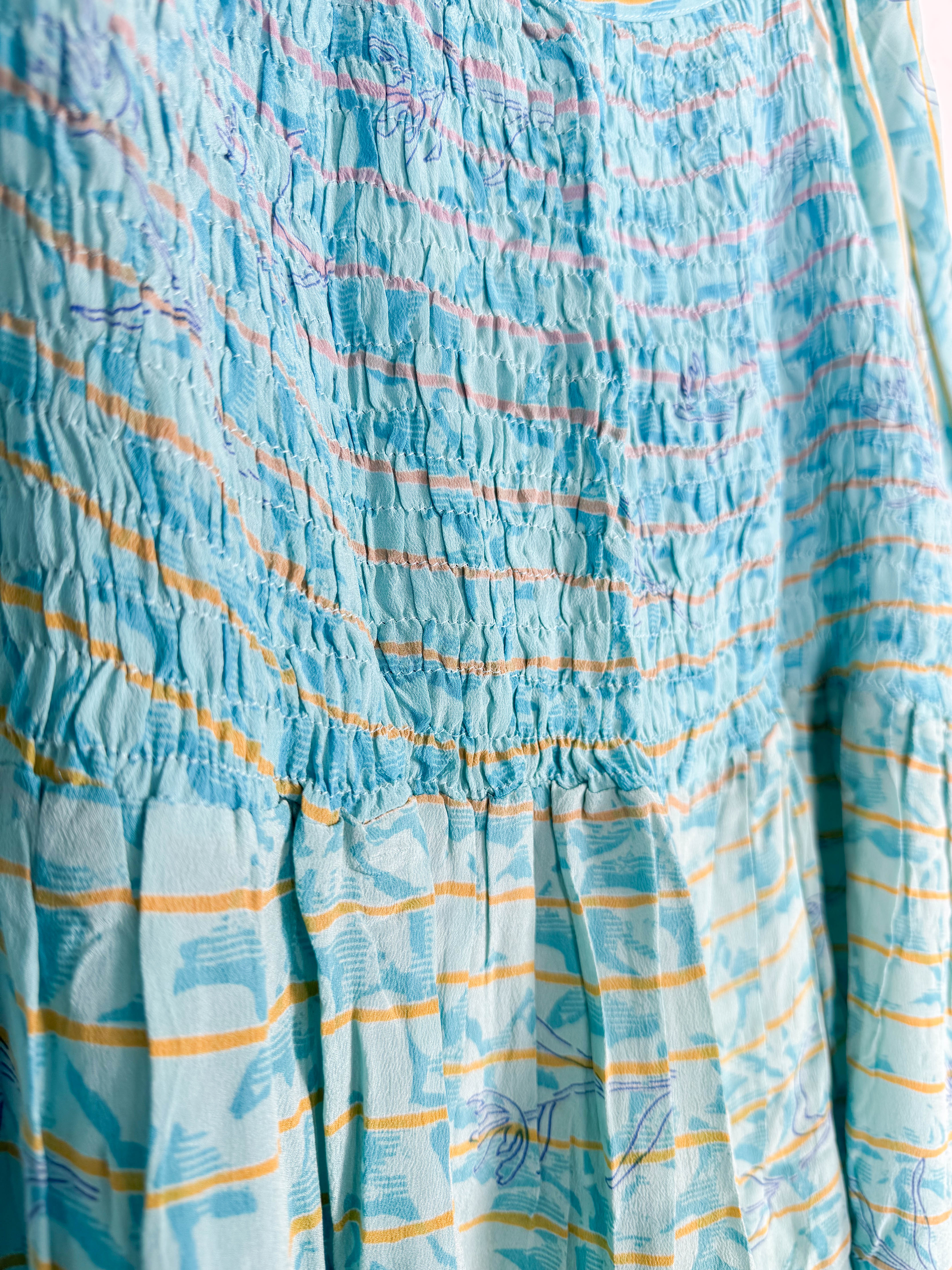 Beach Silk Dress - Love Protect Sustain