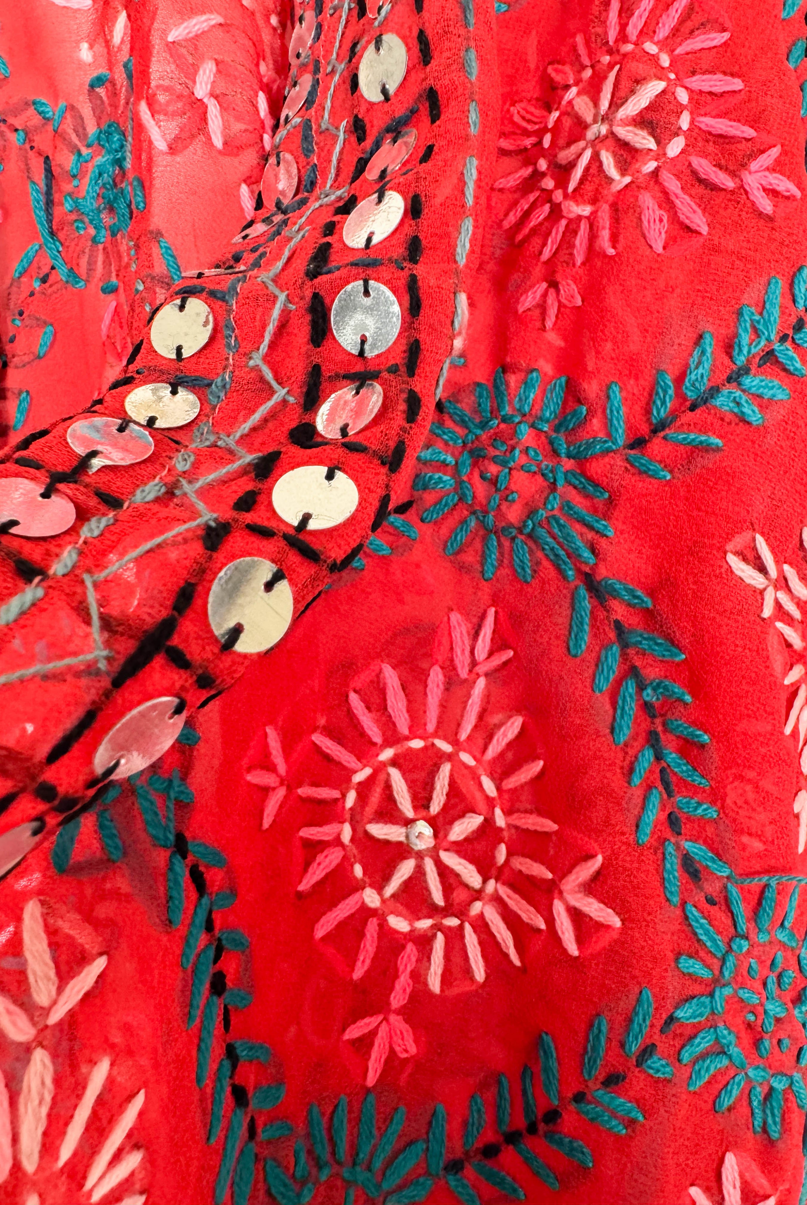 Beach coverup floral - Love Protect Sustain