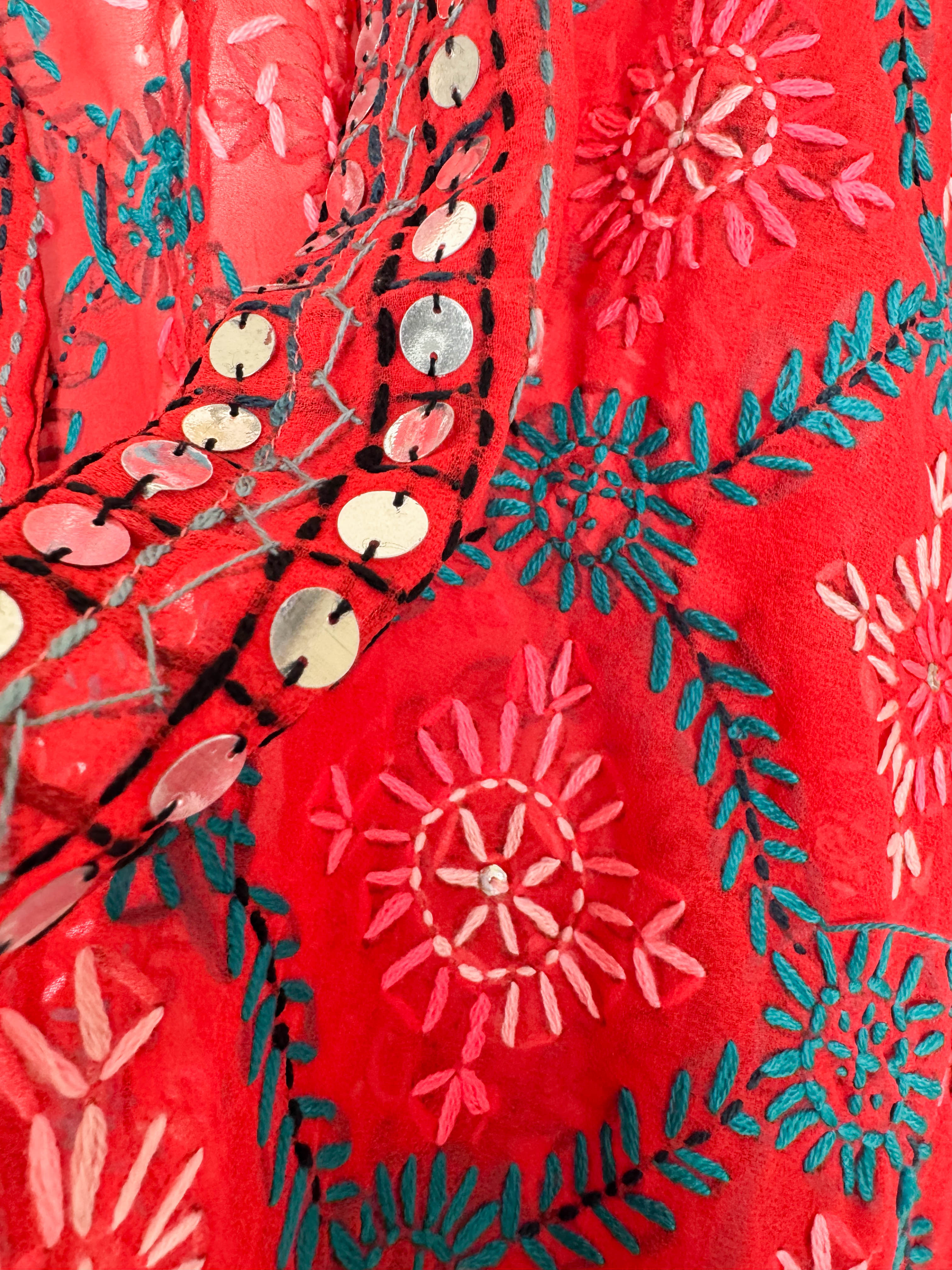 Beach coverup floral - Love Protect Sustain