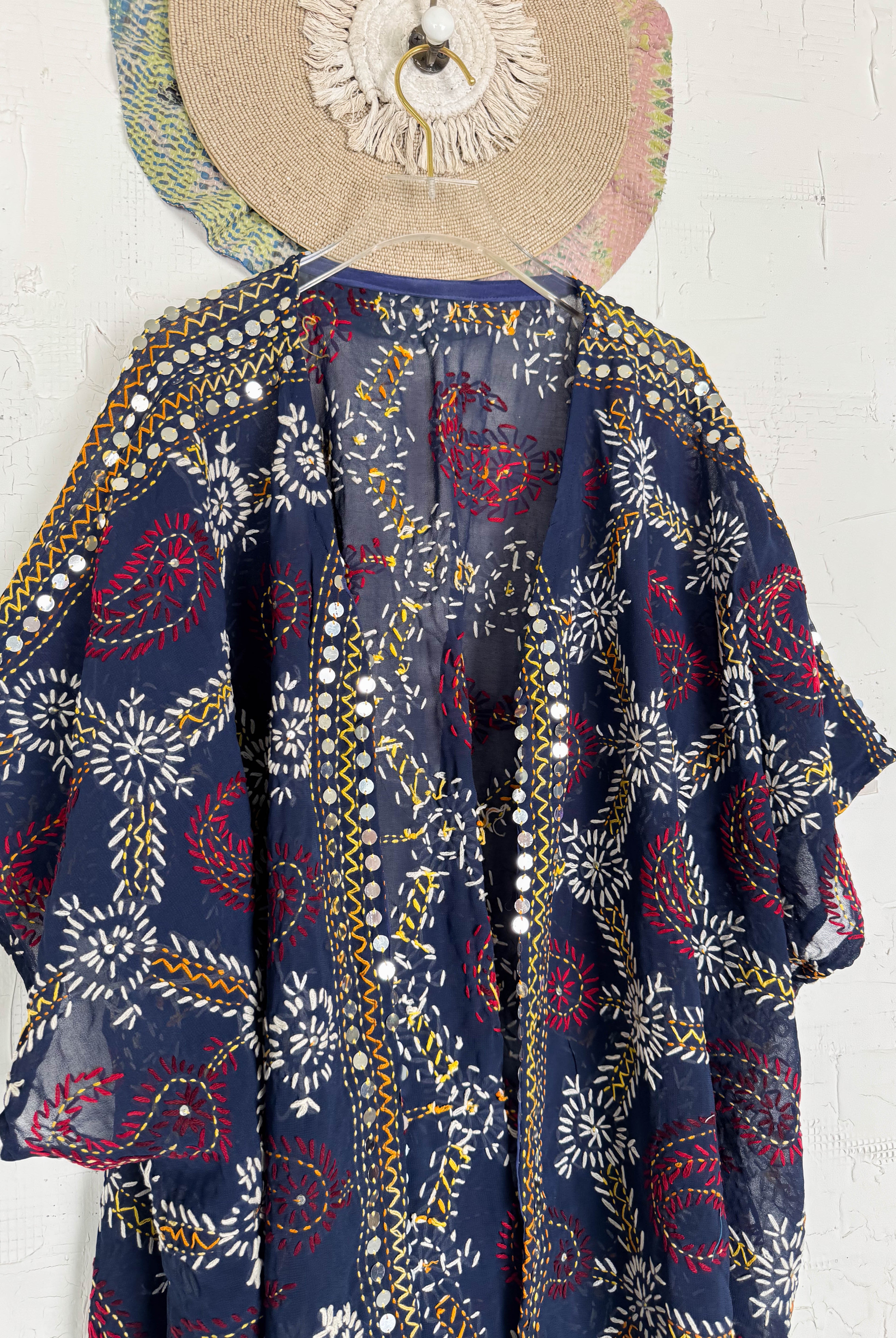 Beach coverup floral - Love Protect Sustain