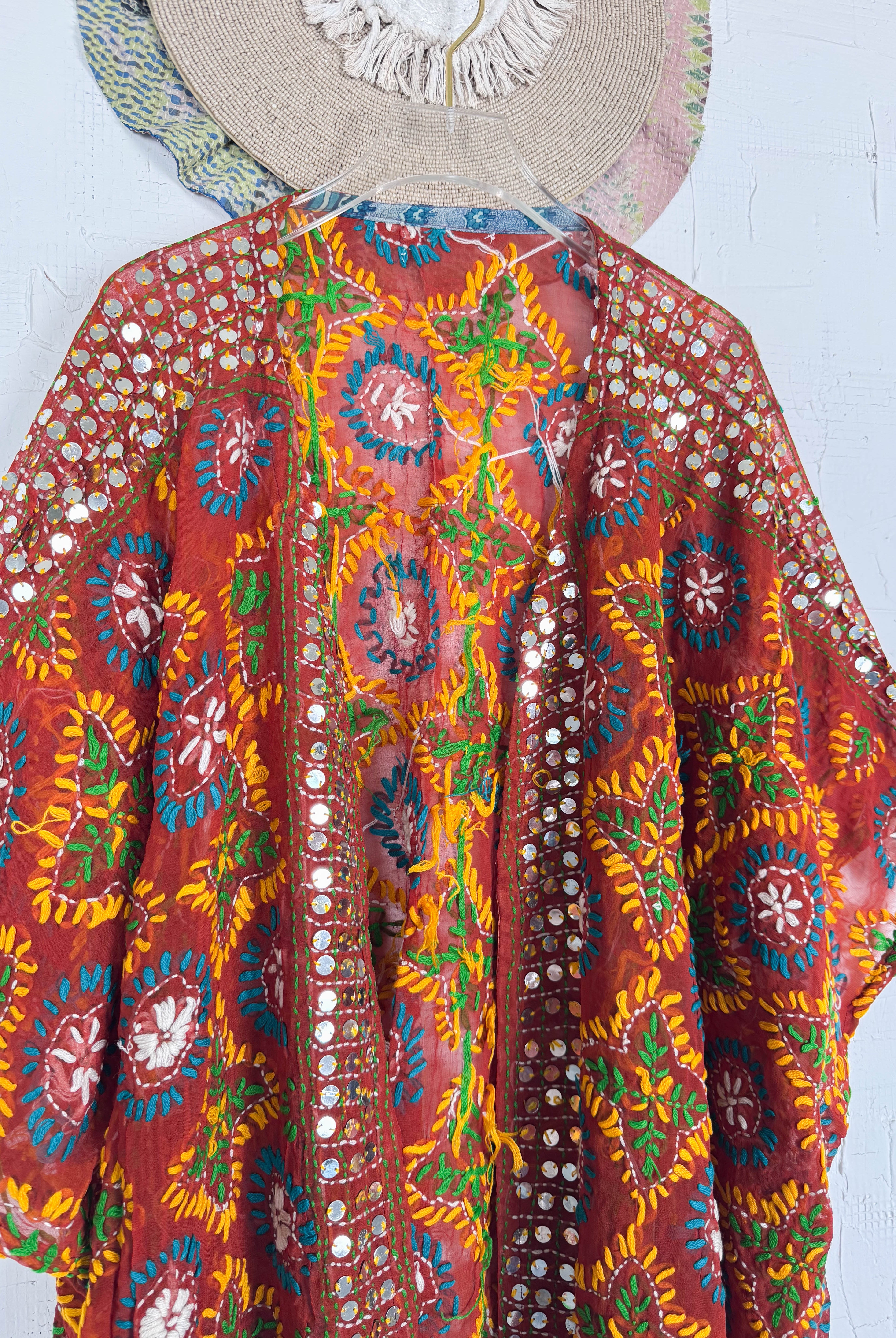 Beach floral coverup - Love Protect Sustain