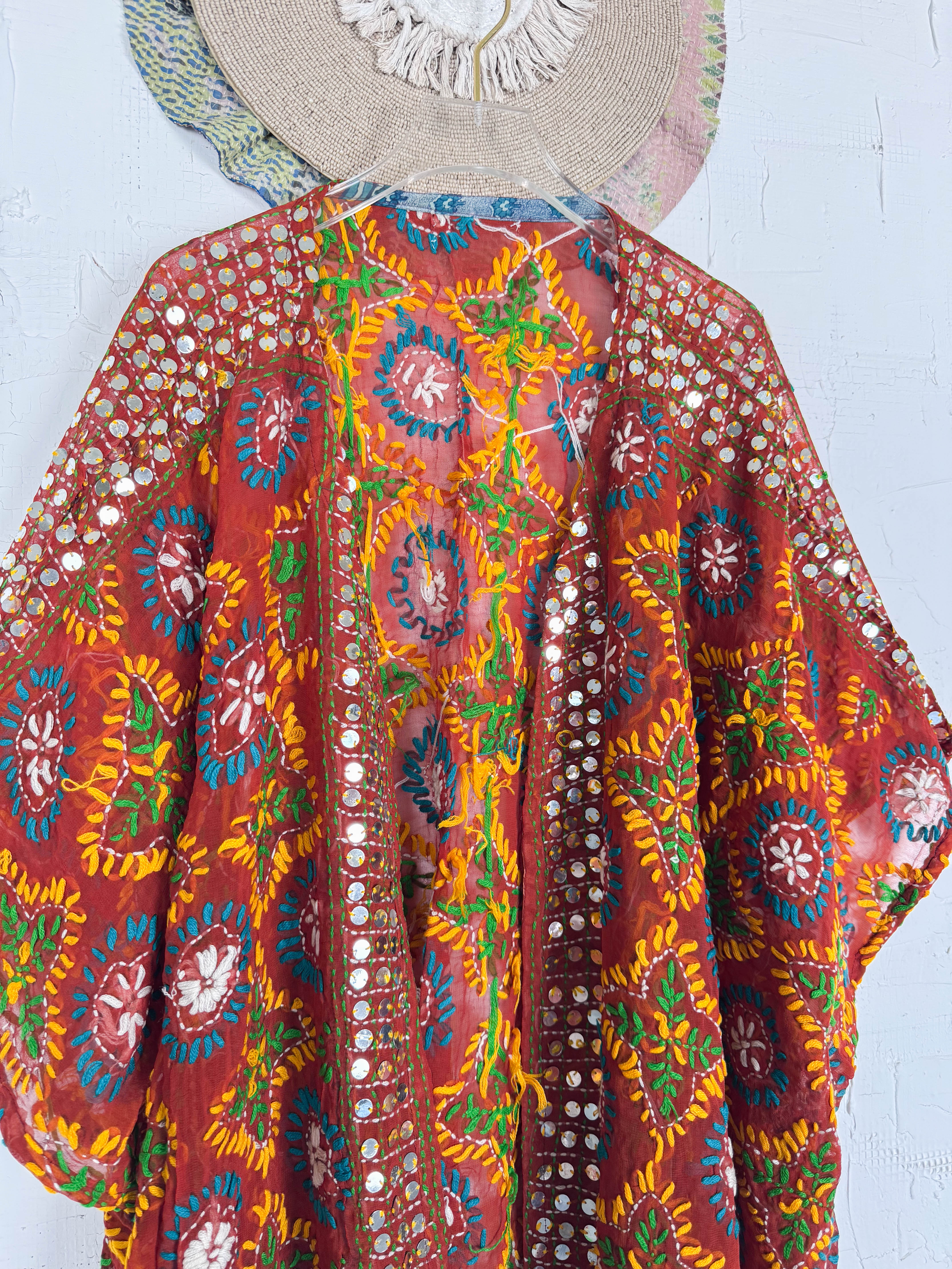 Beach floral coverup - Love Protect Sustain