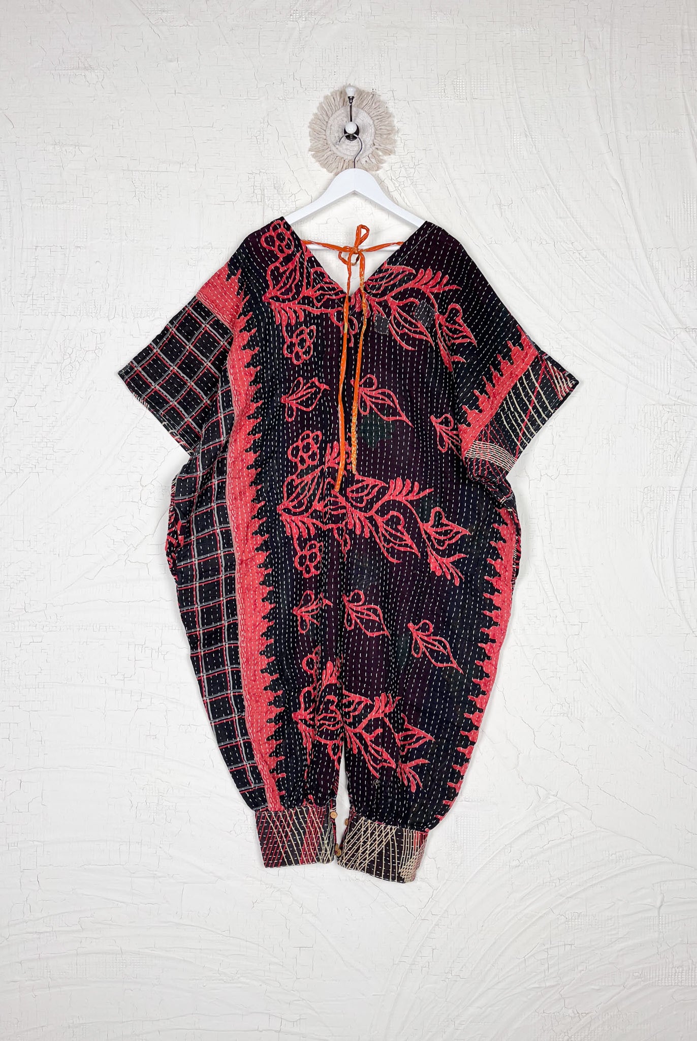 Black Bohemian jumpsuit - Love Protect Sustain