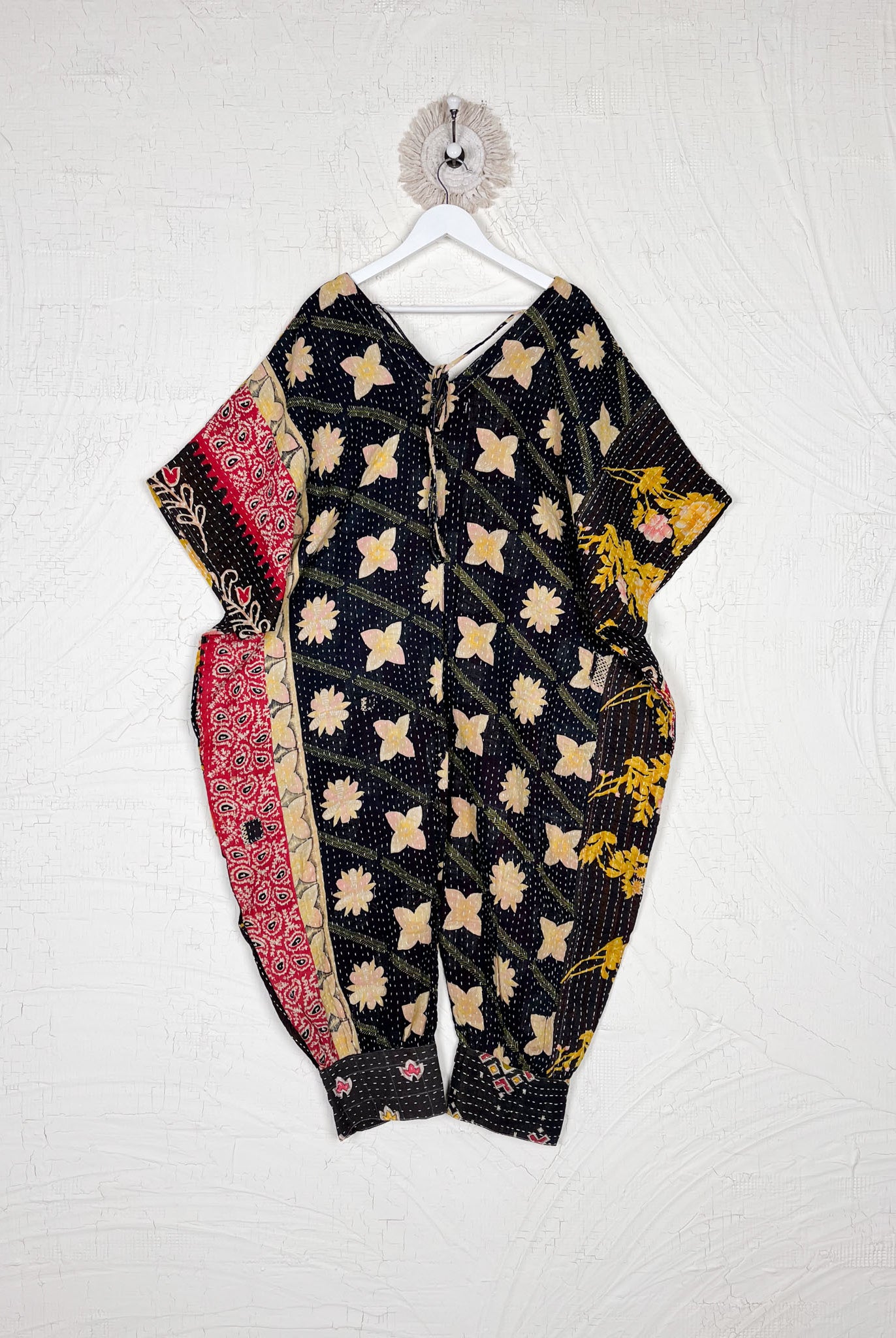 Black Kantha Dress - Love Protect Sustain