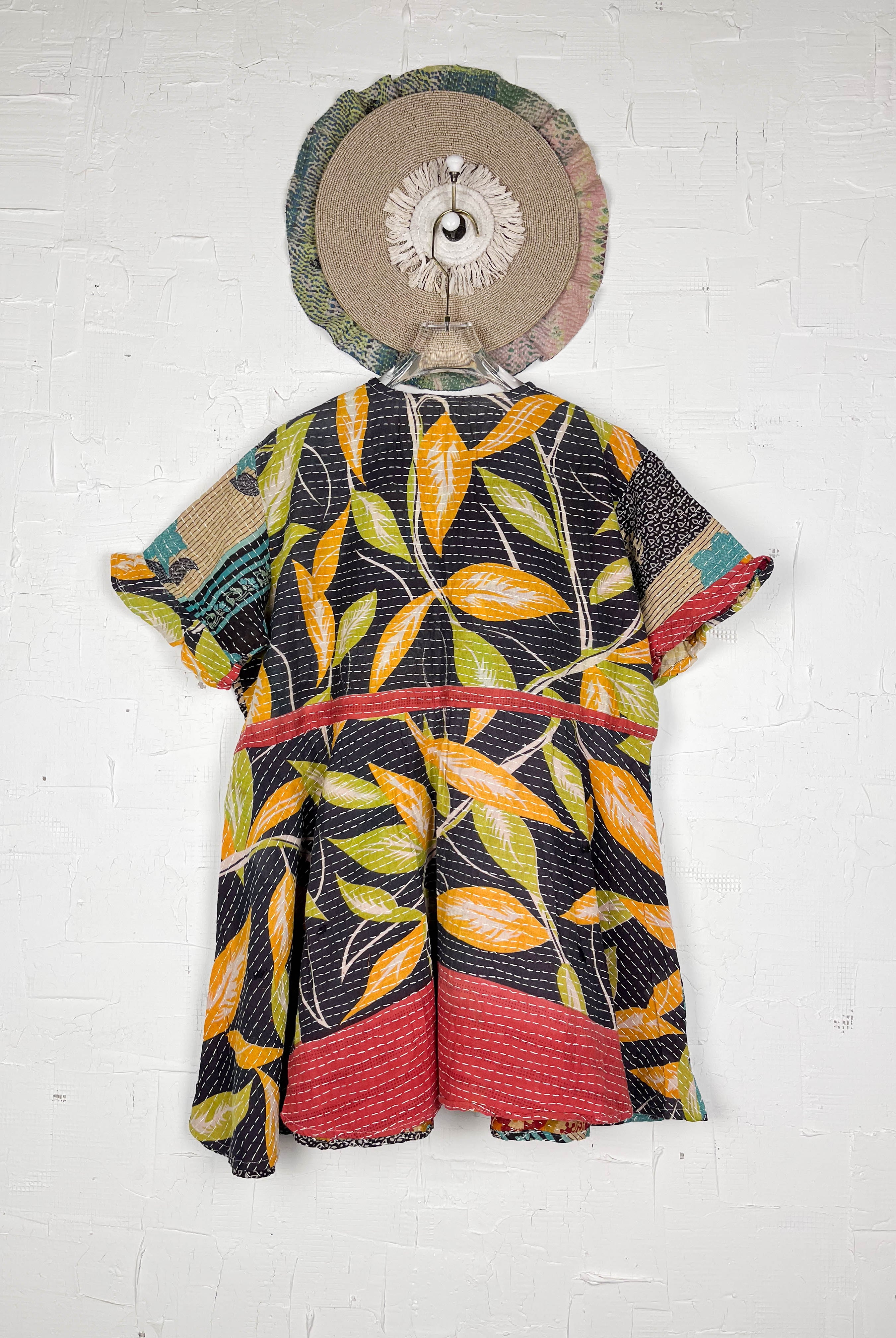 Black Kantha Dress- Love Protect Sustain