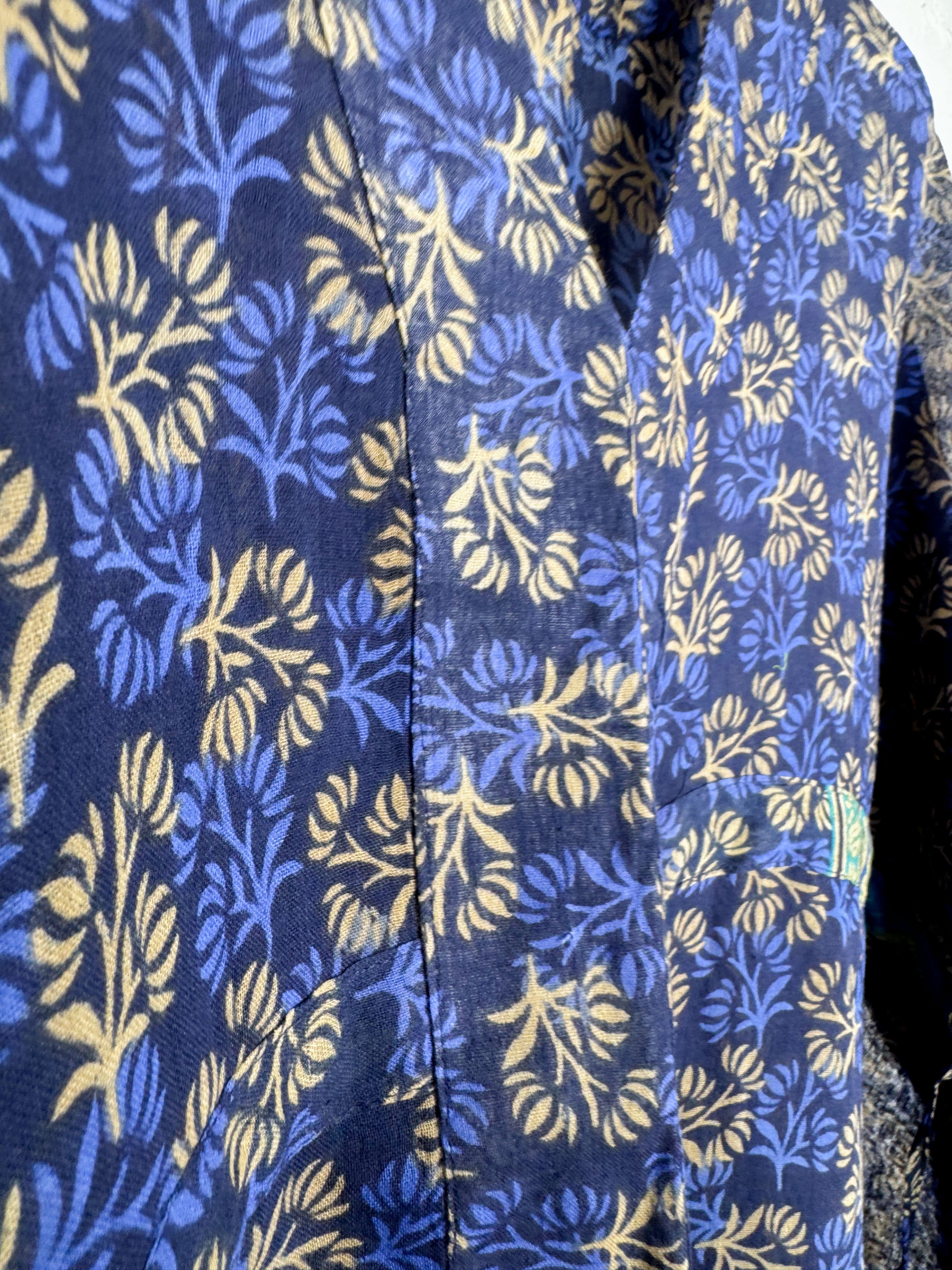 Blue Flower Kaftan - Love Protect Sustain