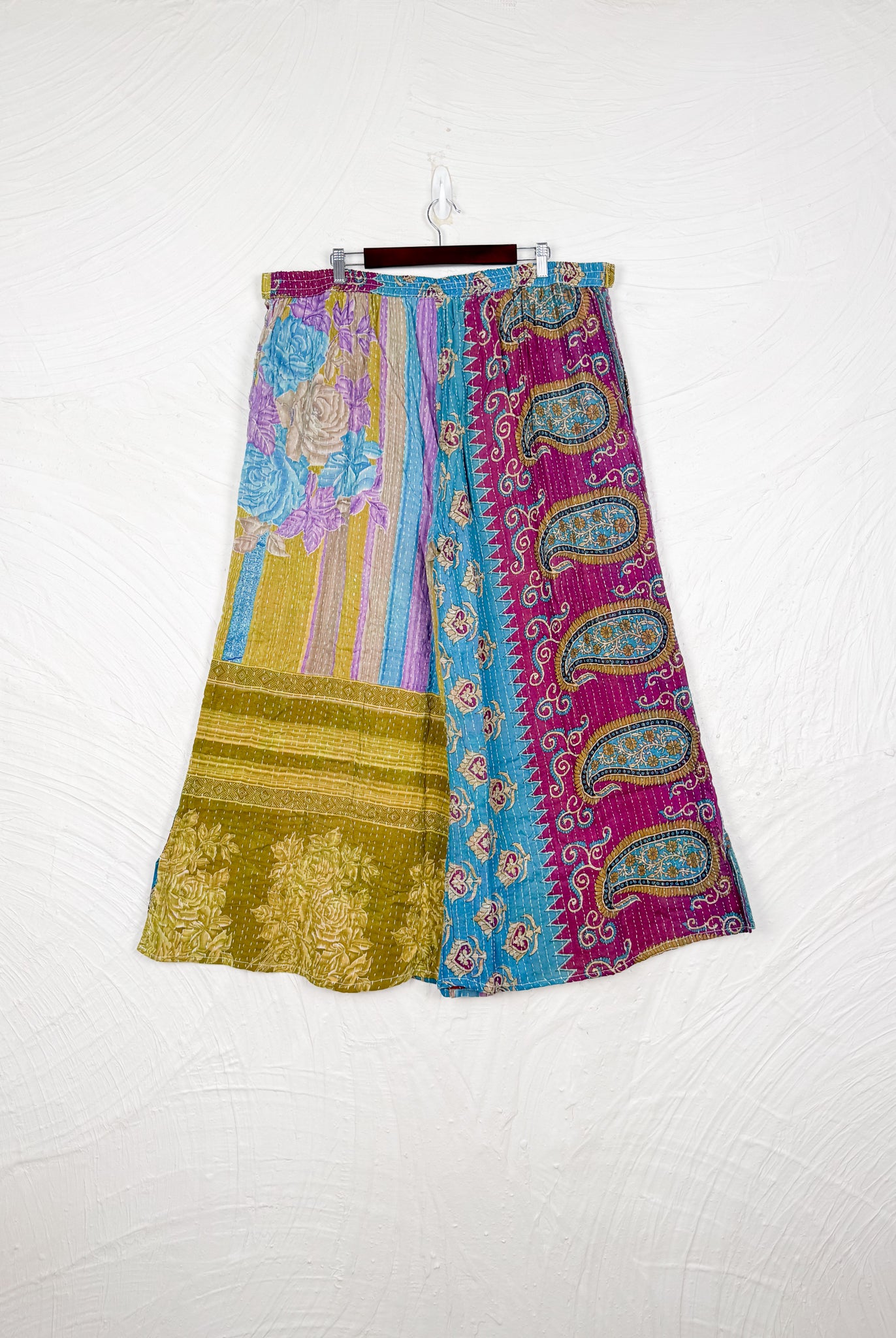Blue Kantha Pants - Love Protect Sustain