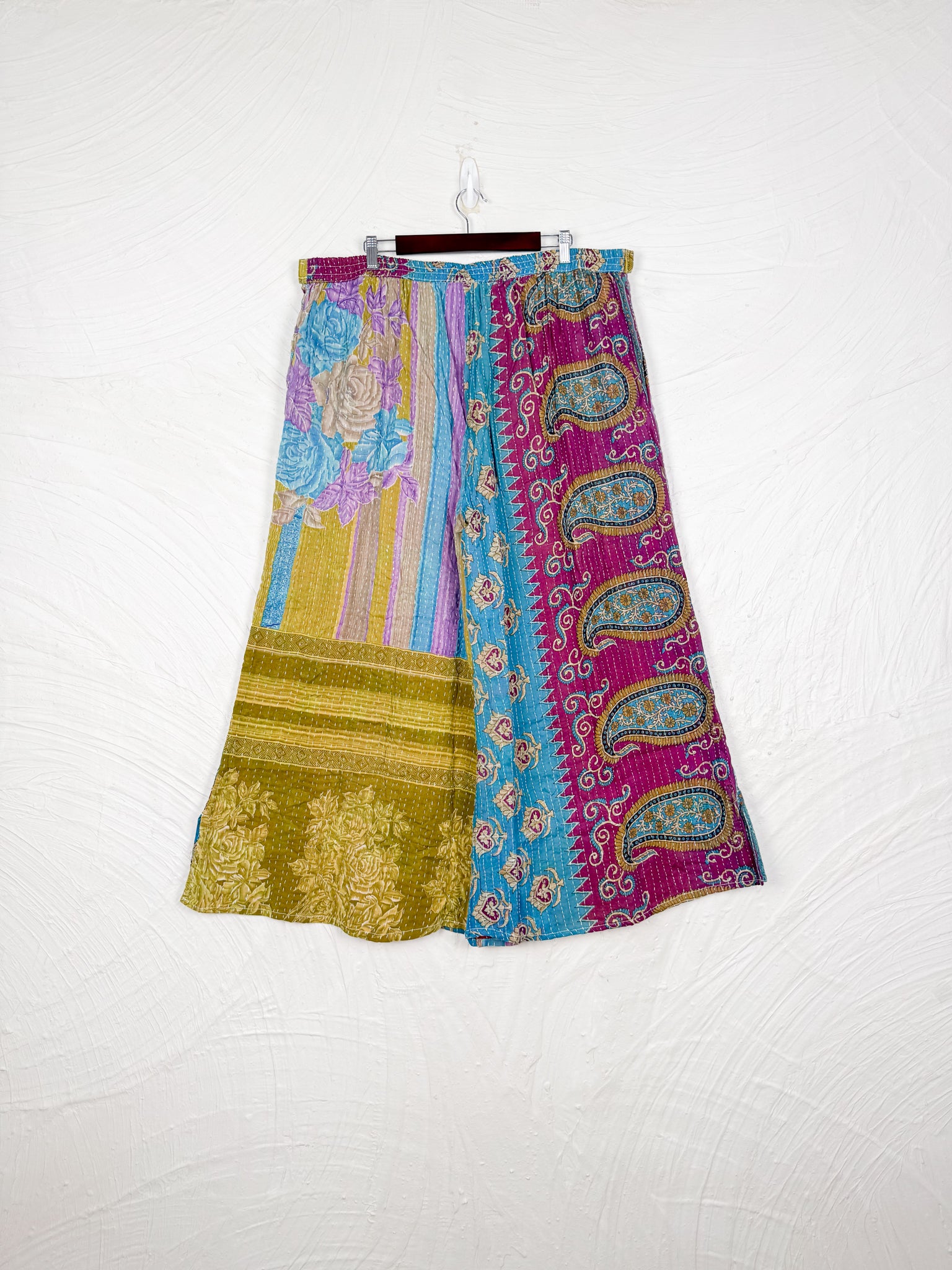 Blue Kantha Pants - Love Protect Sustain