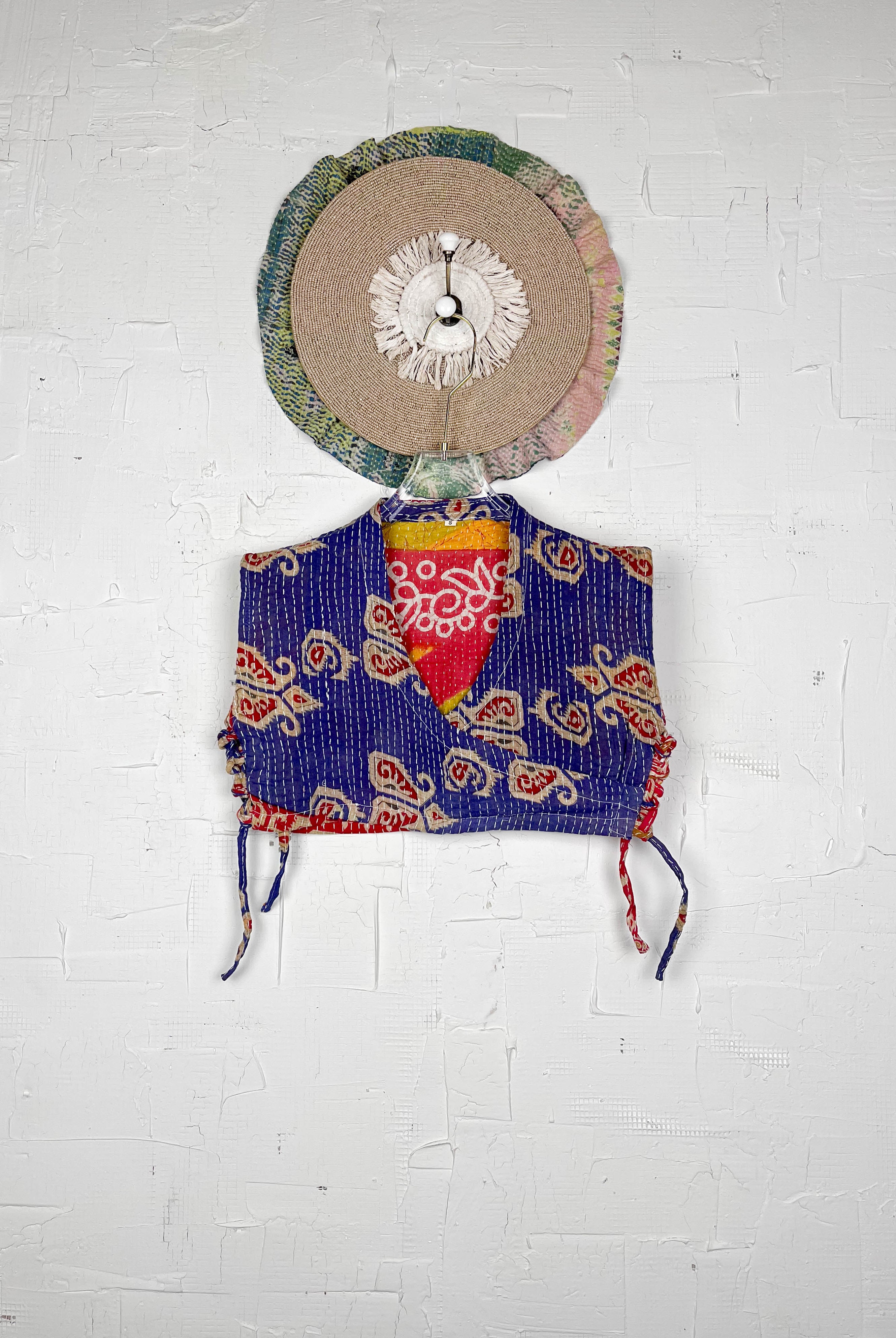 Blue Kantha Top - Love Protect Sustain