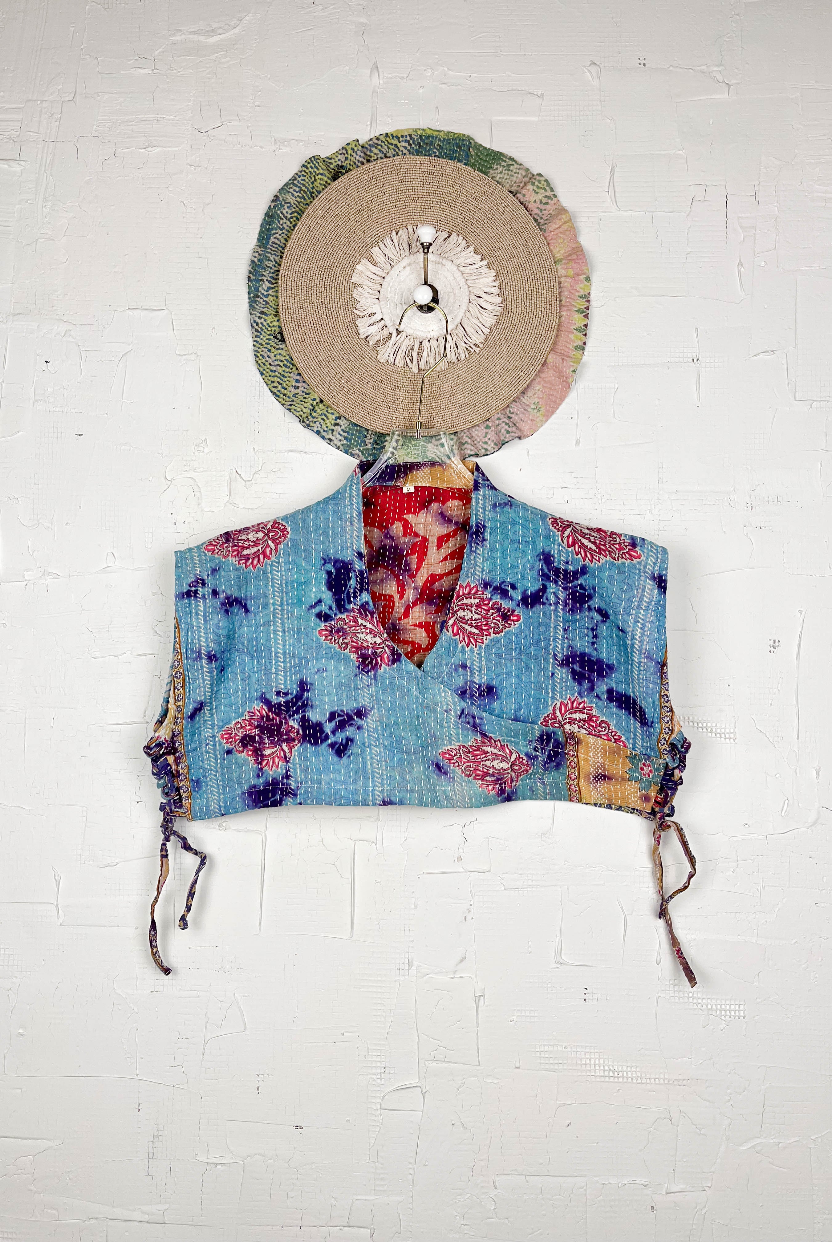 Blue Kantha Top - Love Protect Sustain