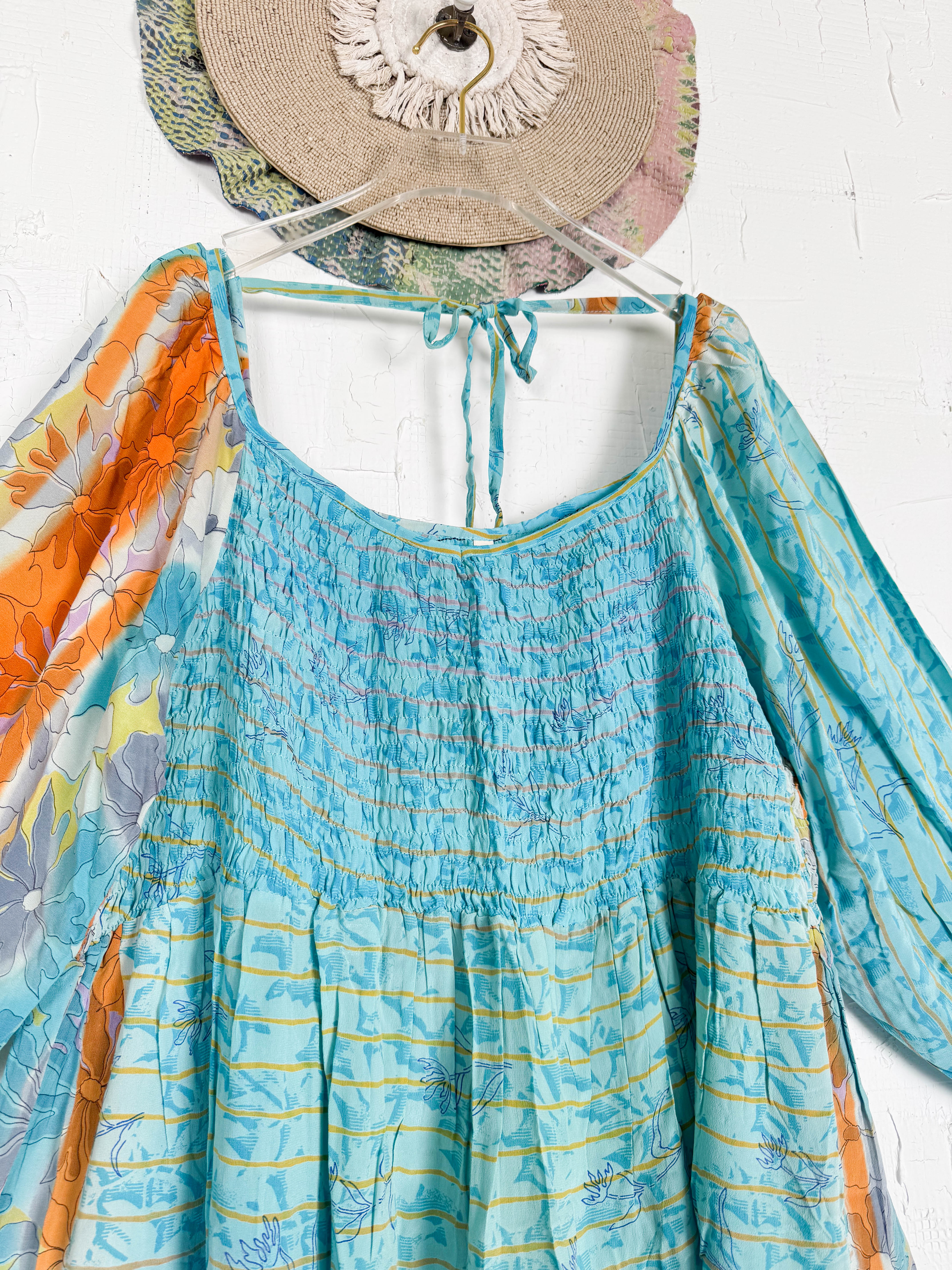 Blue Summer Dress - Love Protect Sustain