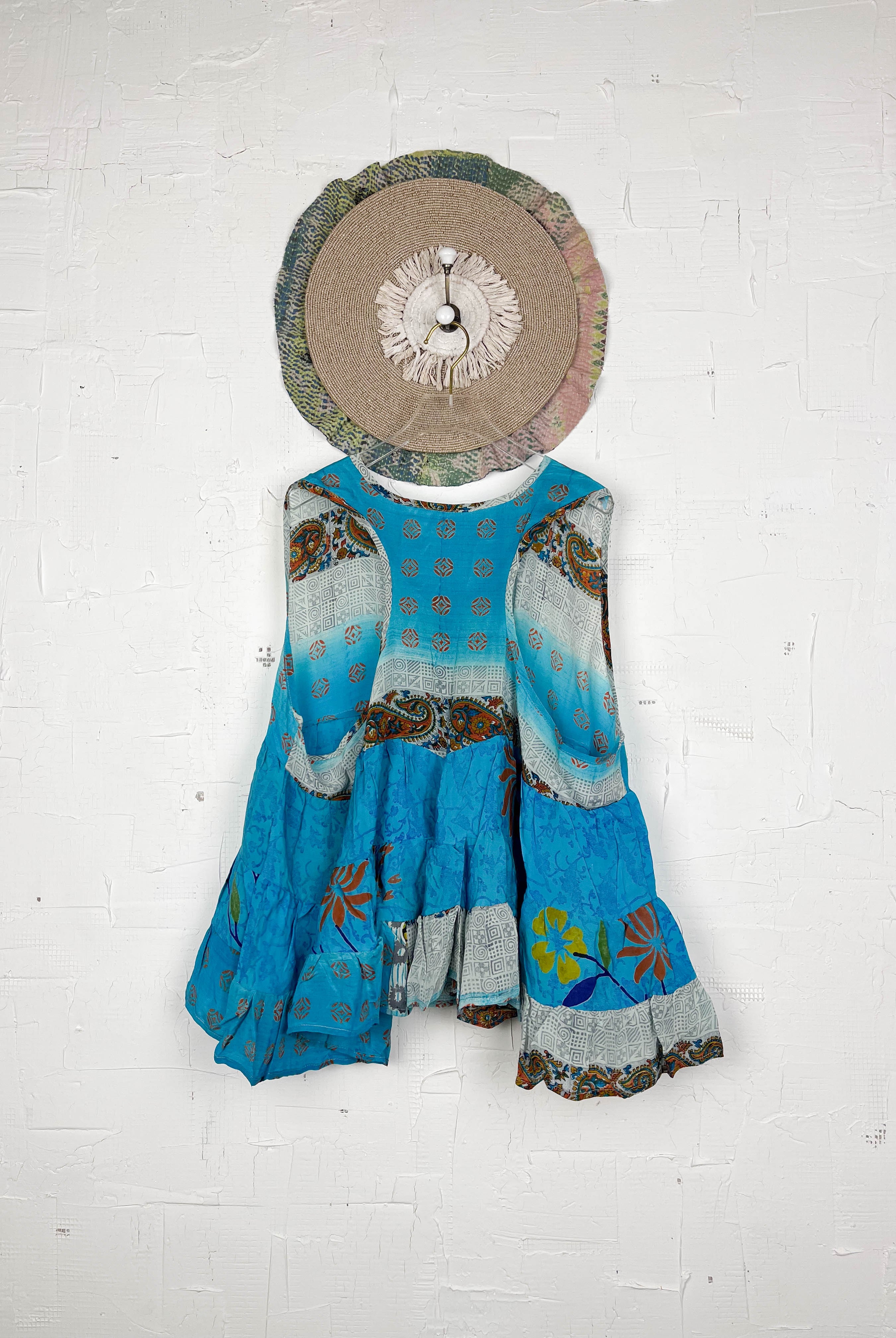 Blue Summer Top - Love Protect Sustain