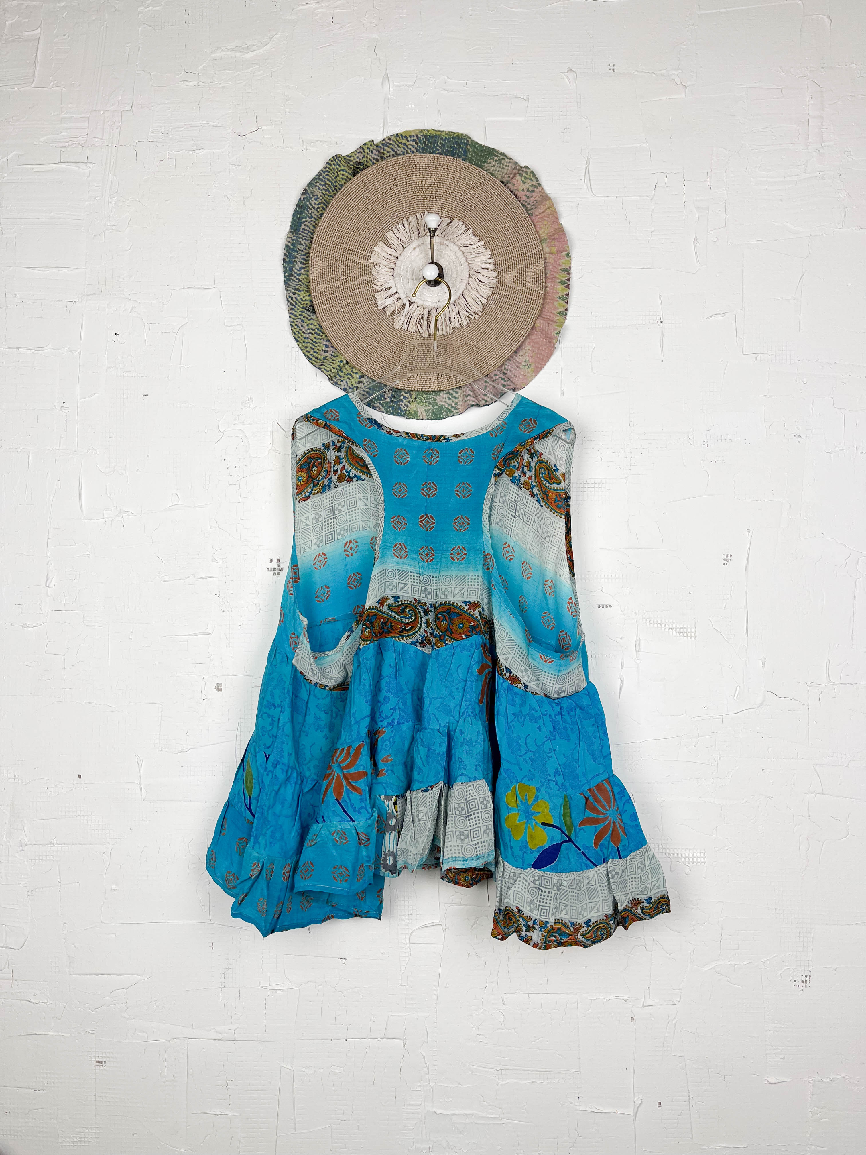 Blue Summer Top - Love Protect Sustain