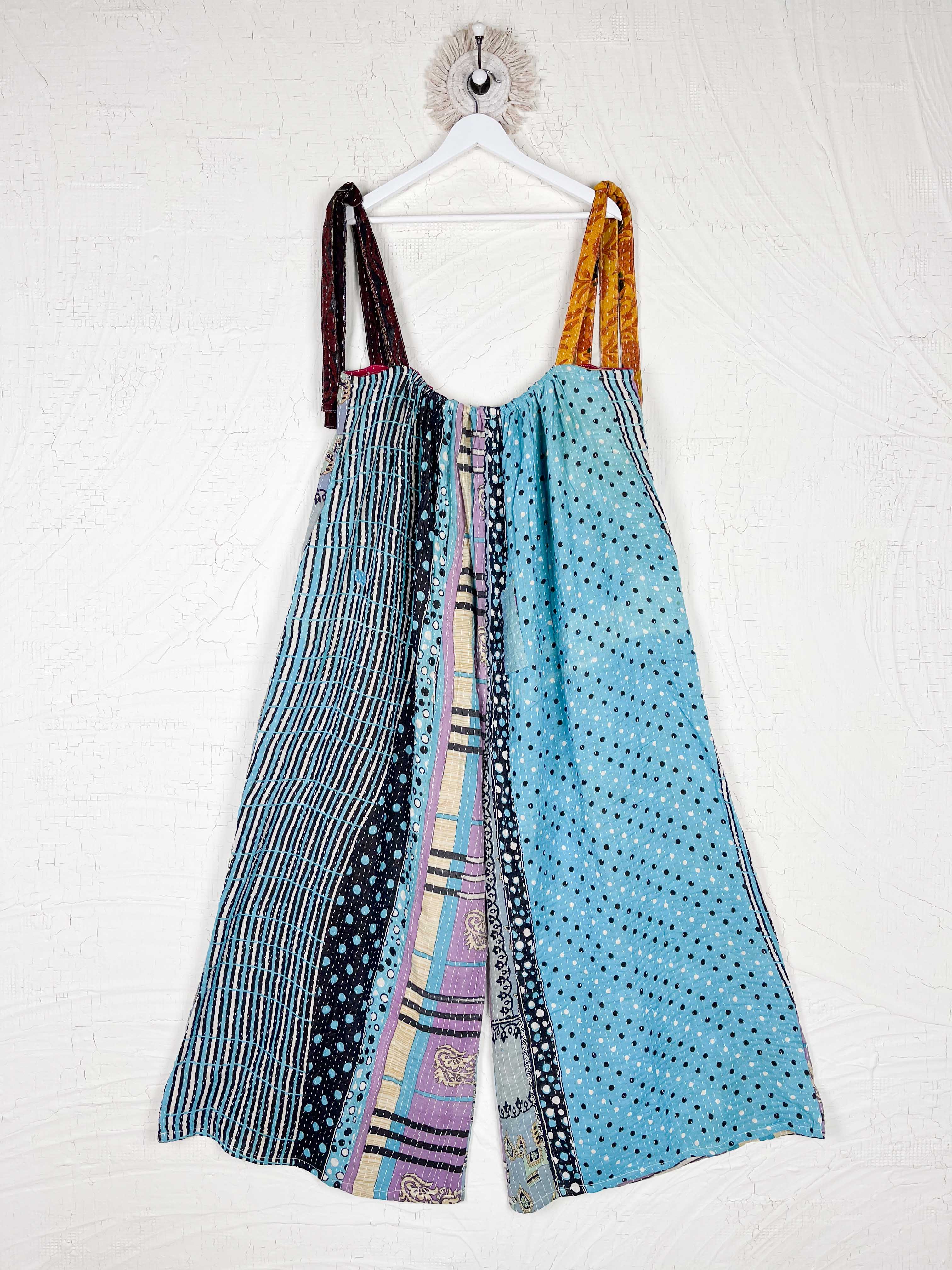 Blue Wide-leg jumpsuit - Love Protect Sustain