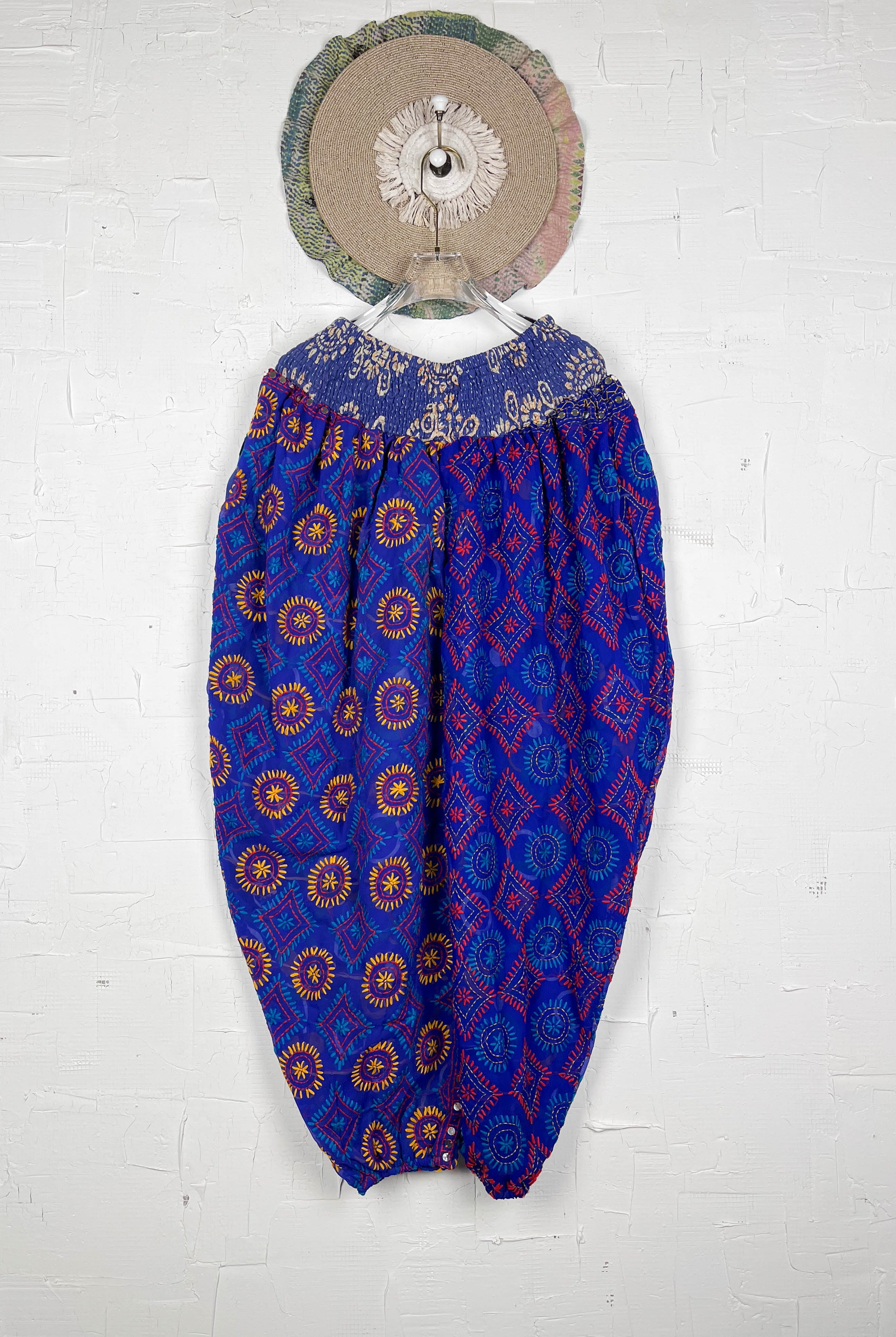 Blue harem pants- Love Protect Sustain