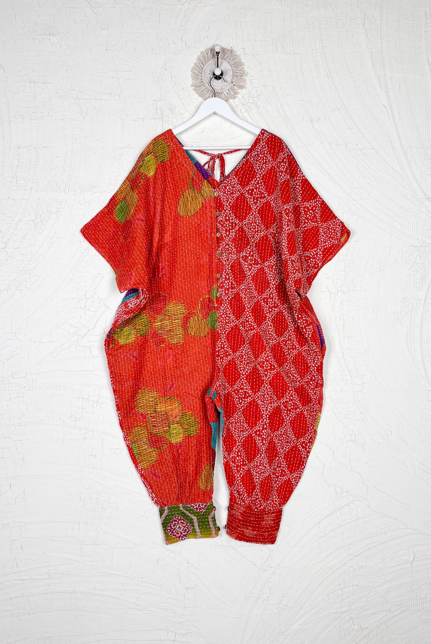Bohemian Kantha Jumpsuit - Love Protect Sustain