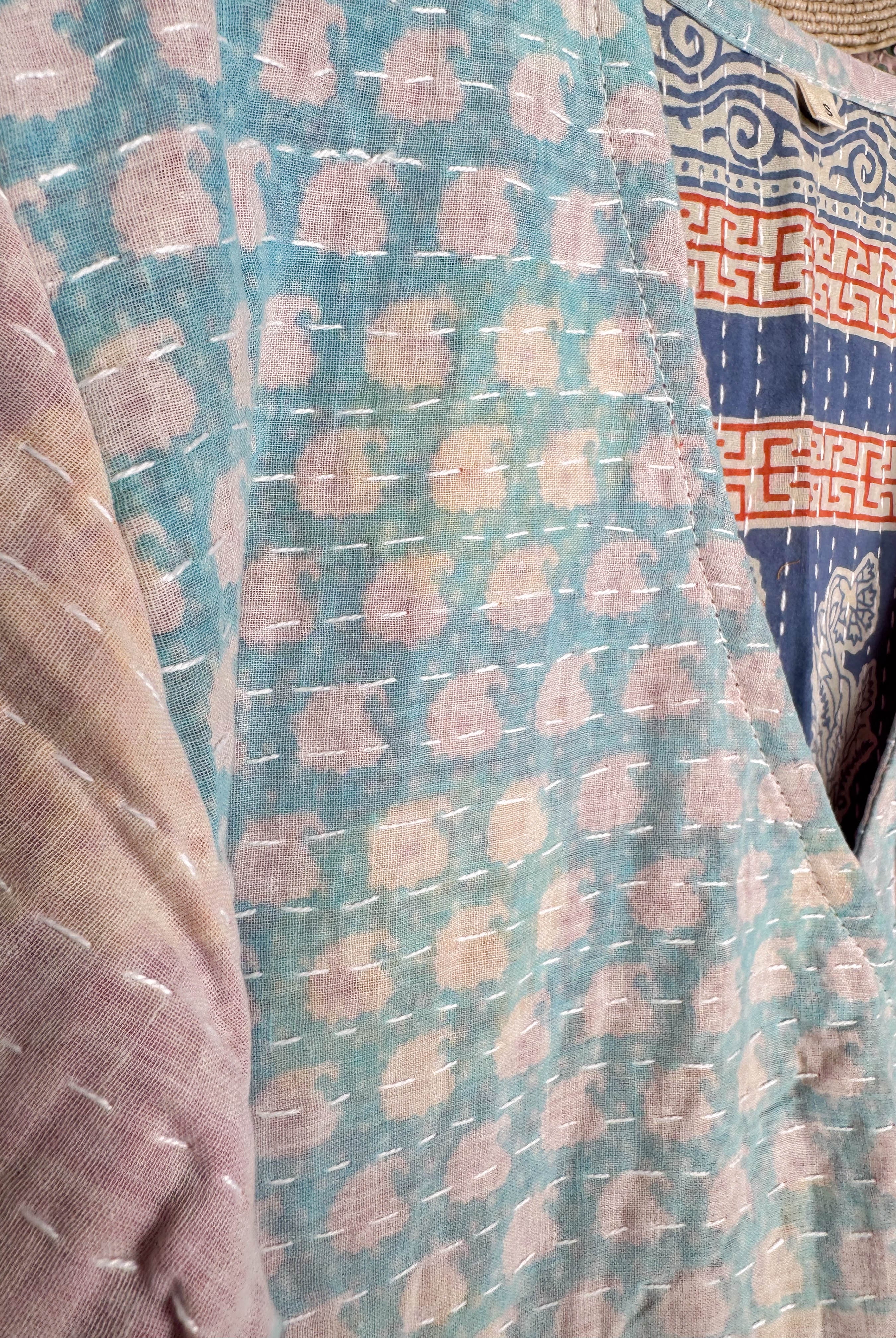 Bohemian Kantha dress - Love Protect Sustain