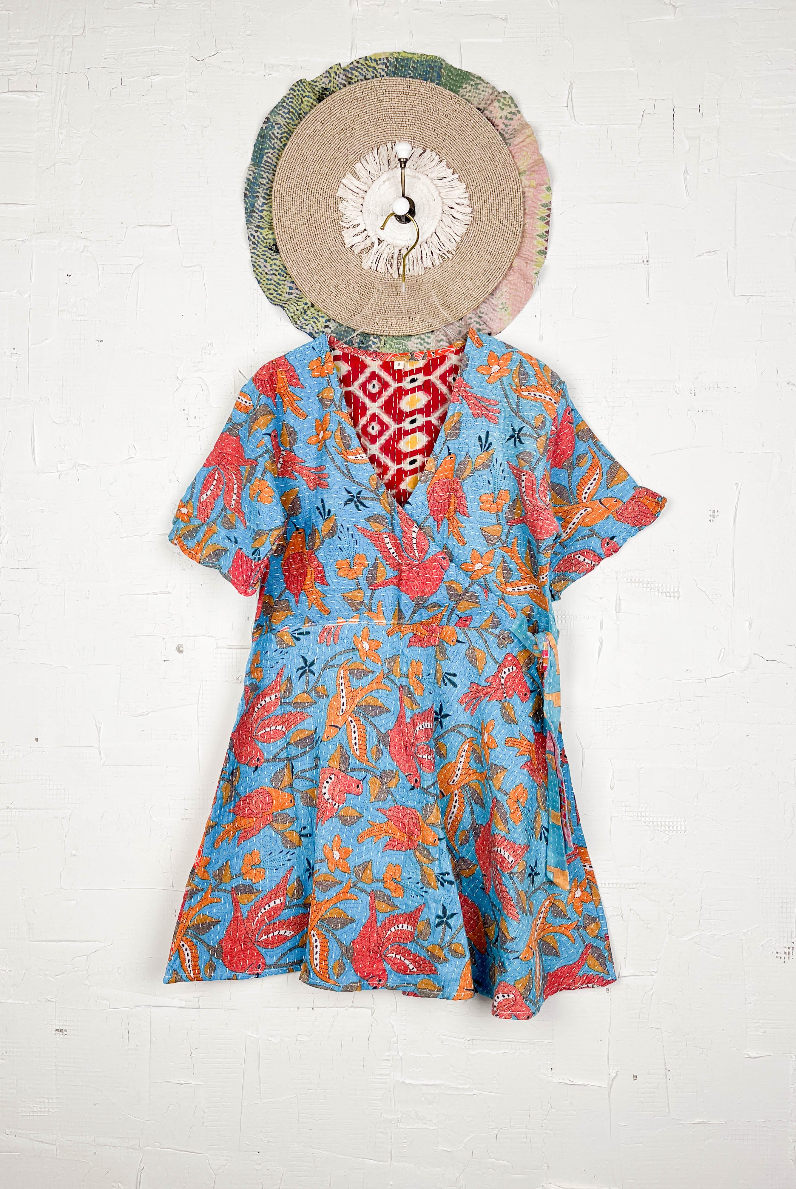 Bohemian Kantha dress - Love Protect Sustain