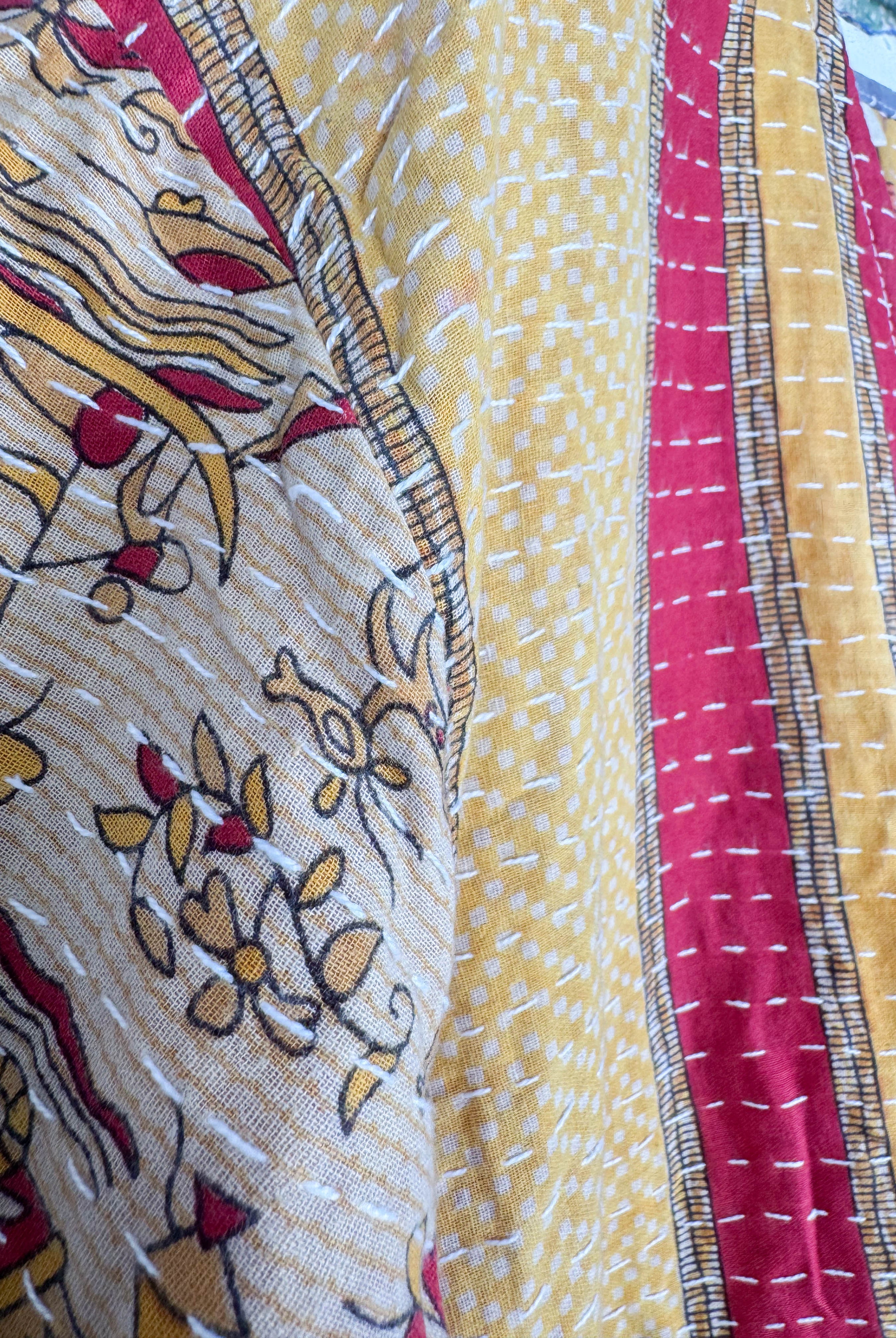 Bohemian Kantha dress - Love Protect Sustain