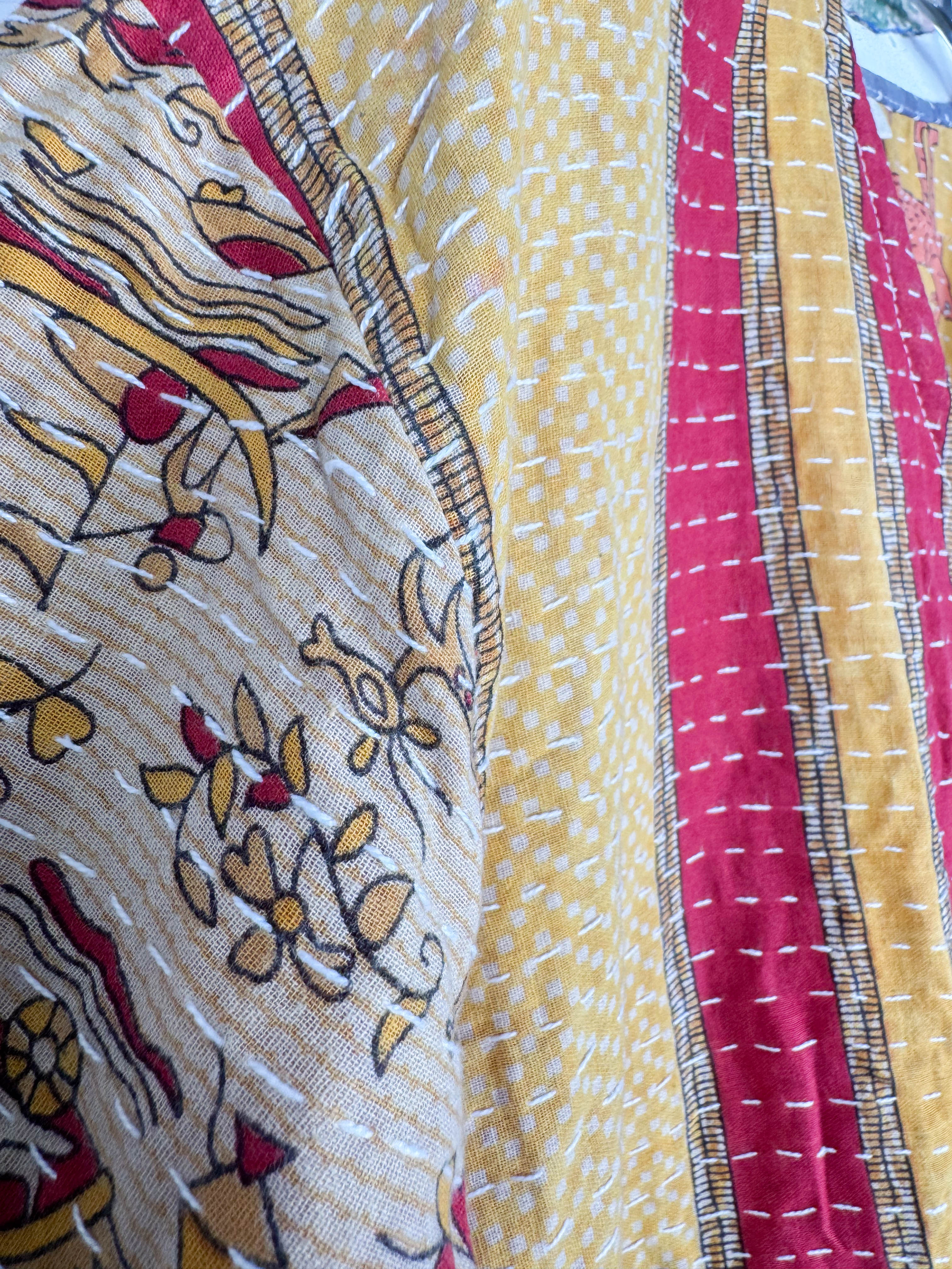 Bohemian Kantha dress - Love Protect Sustain