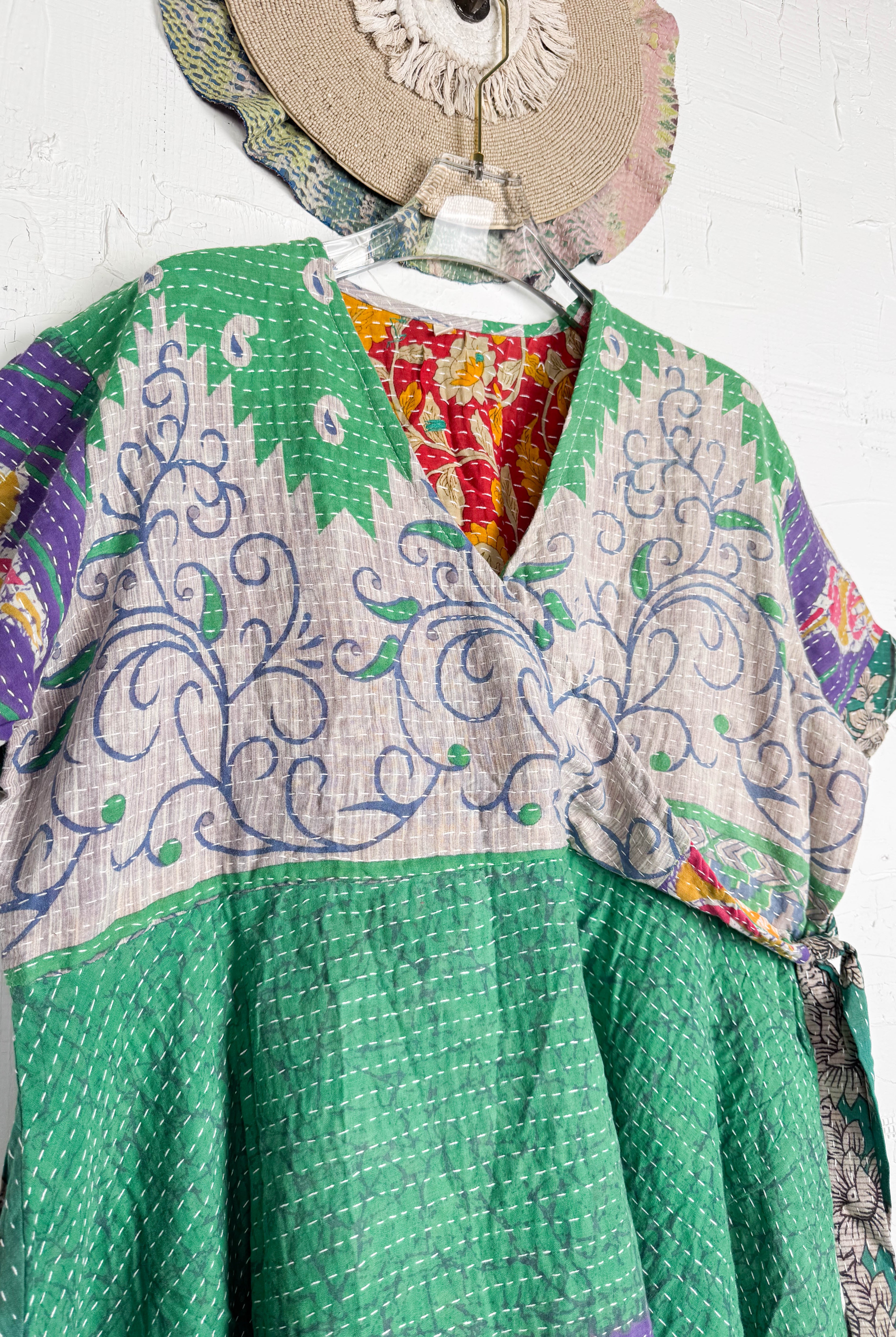 Bohemian Kantha dress- Love Protect Sustain