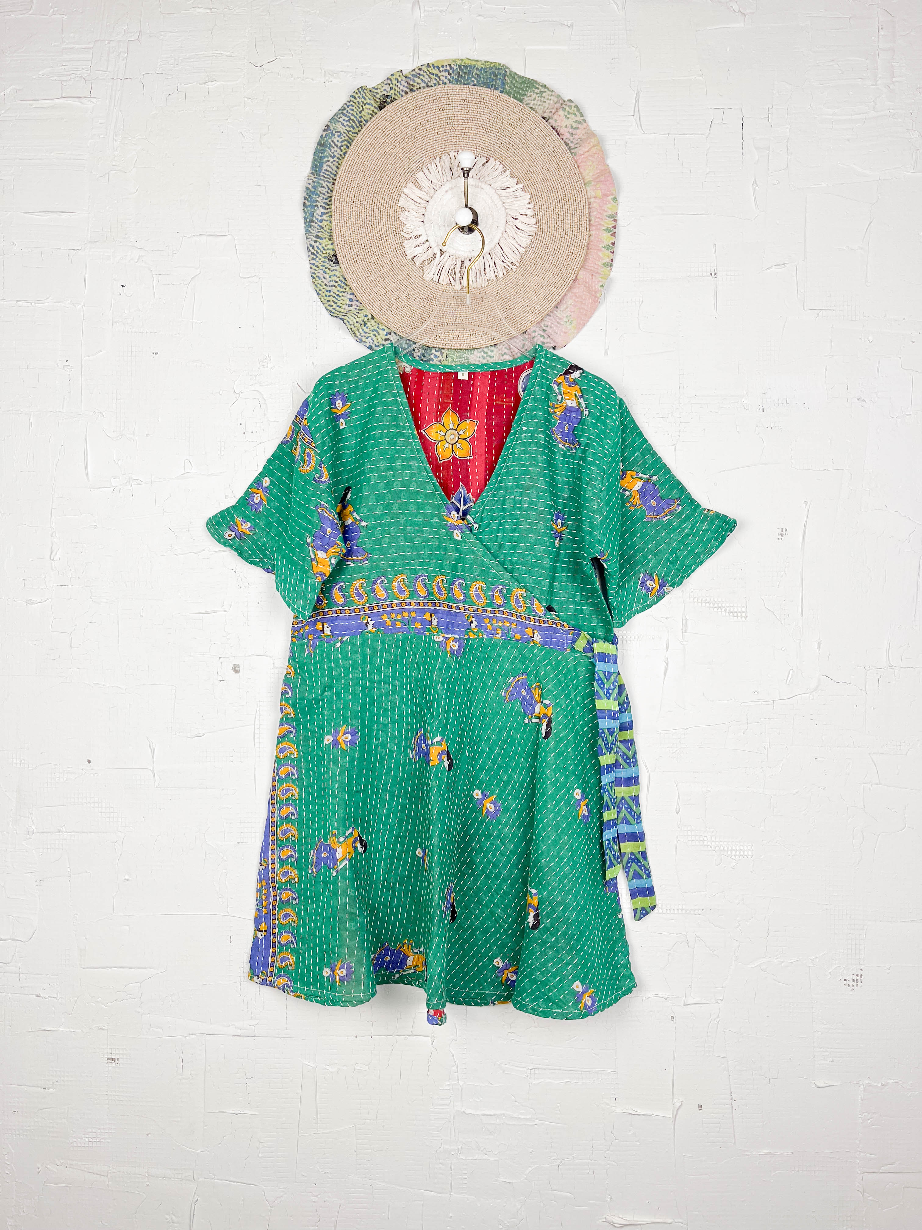 Bohemian Kantha dress - Love Protect Sustain
