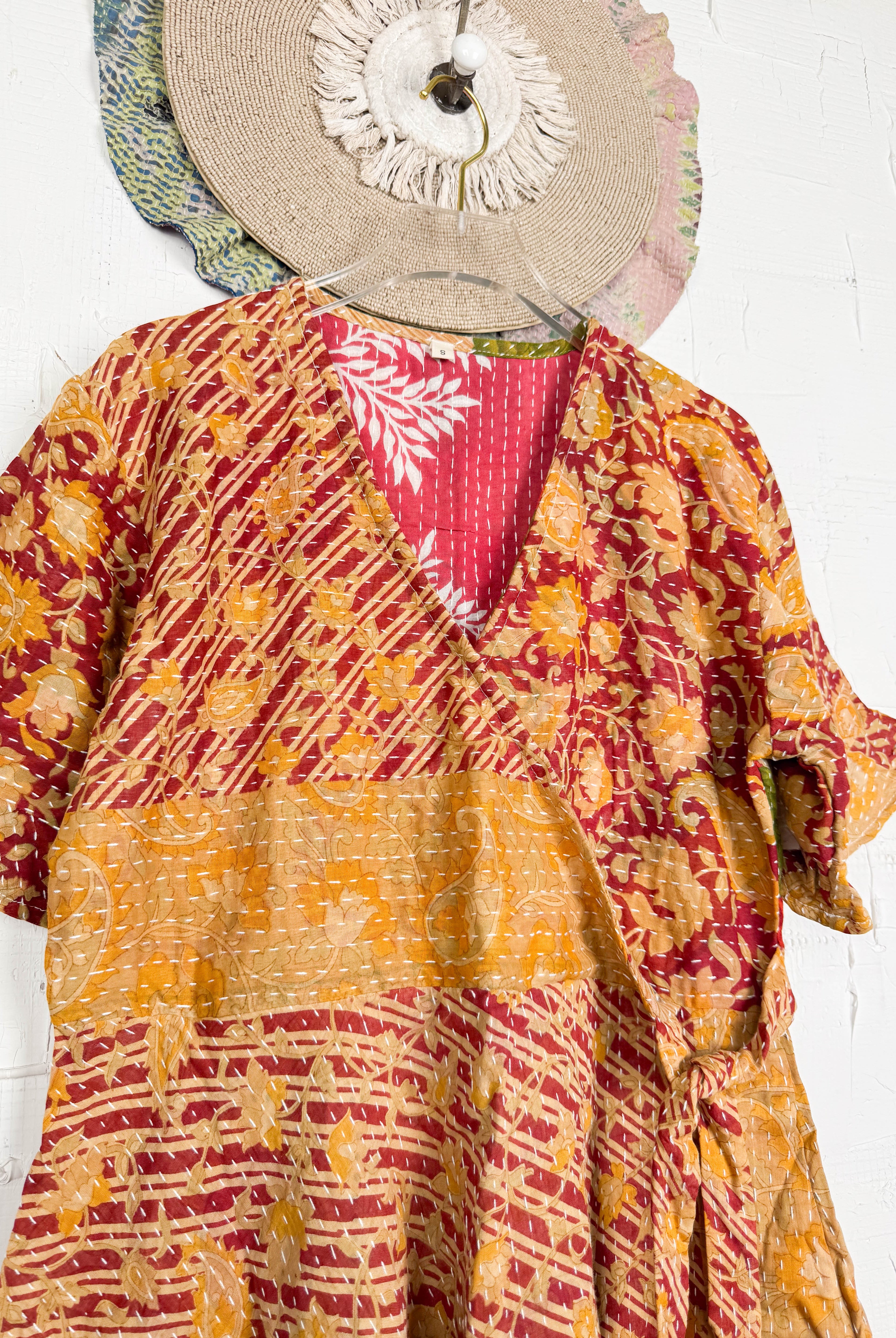 Bohemian Kantha dress - Love Protect Sustain