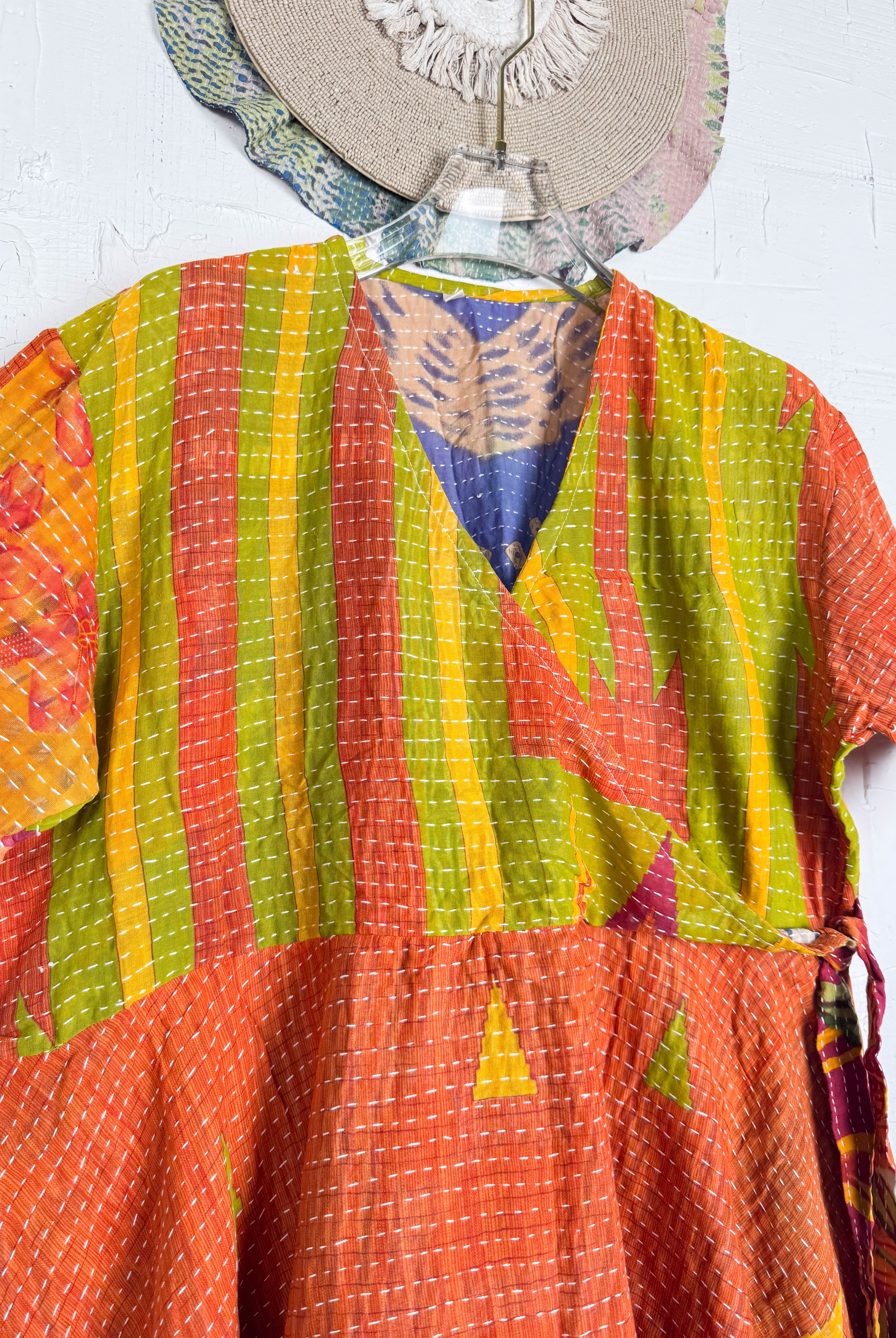 Bohemian Kantha dress - Love Protect Sustain