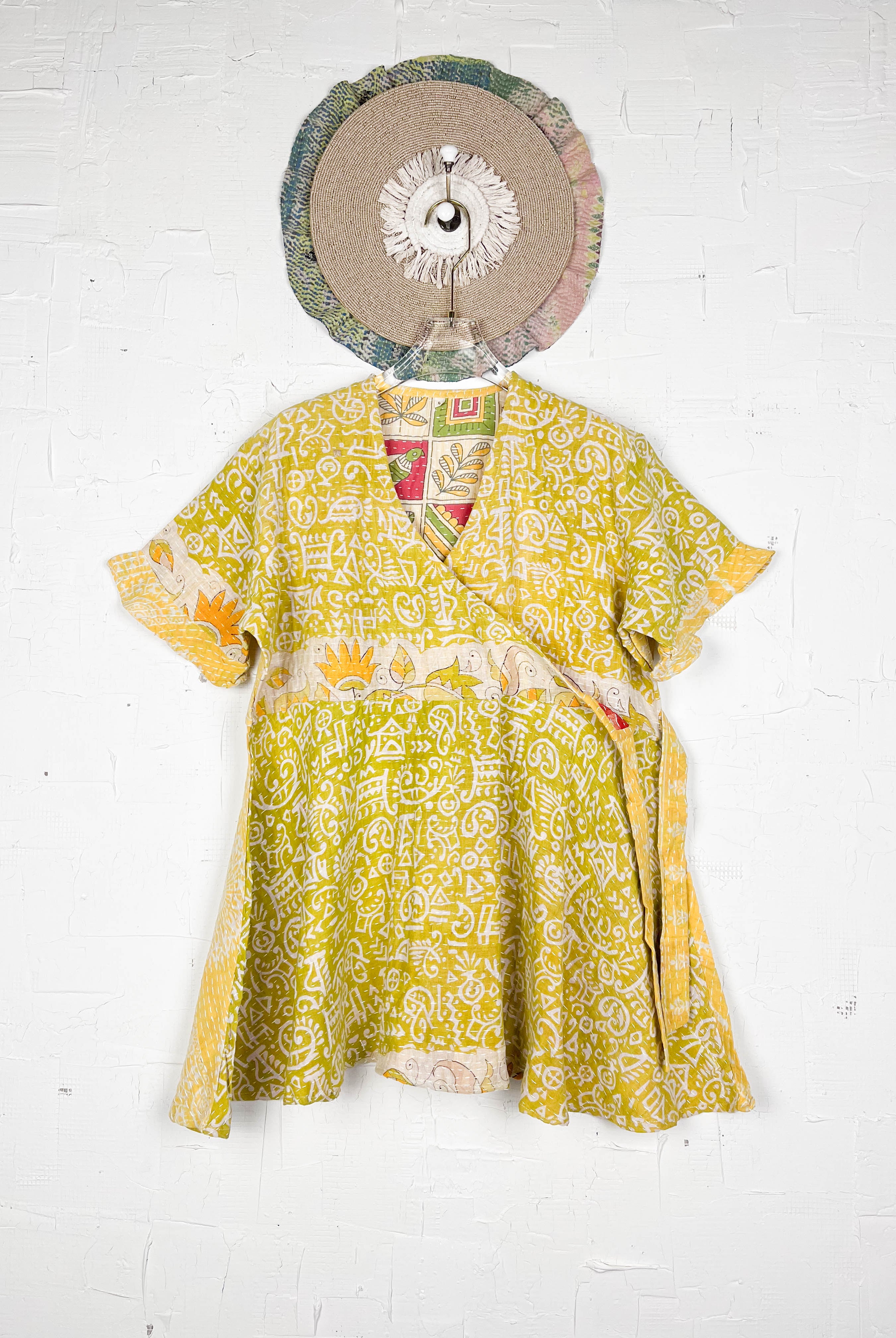 Bohemian Kantha dress - Love Protect Sustain