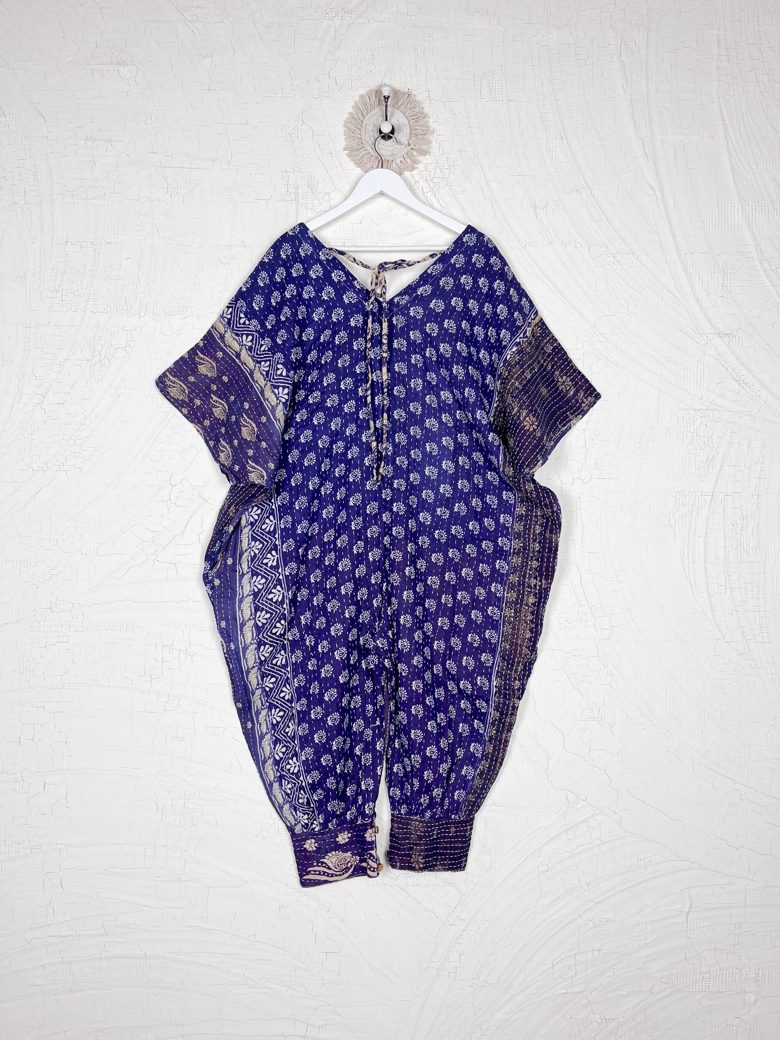 Bohemian Kantha jumpsuit - Love Protect Sustain
