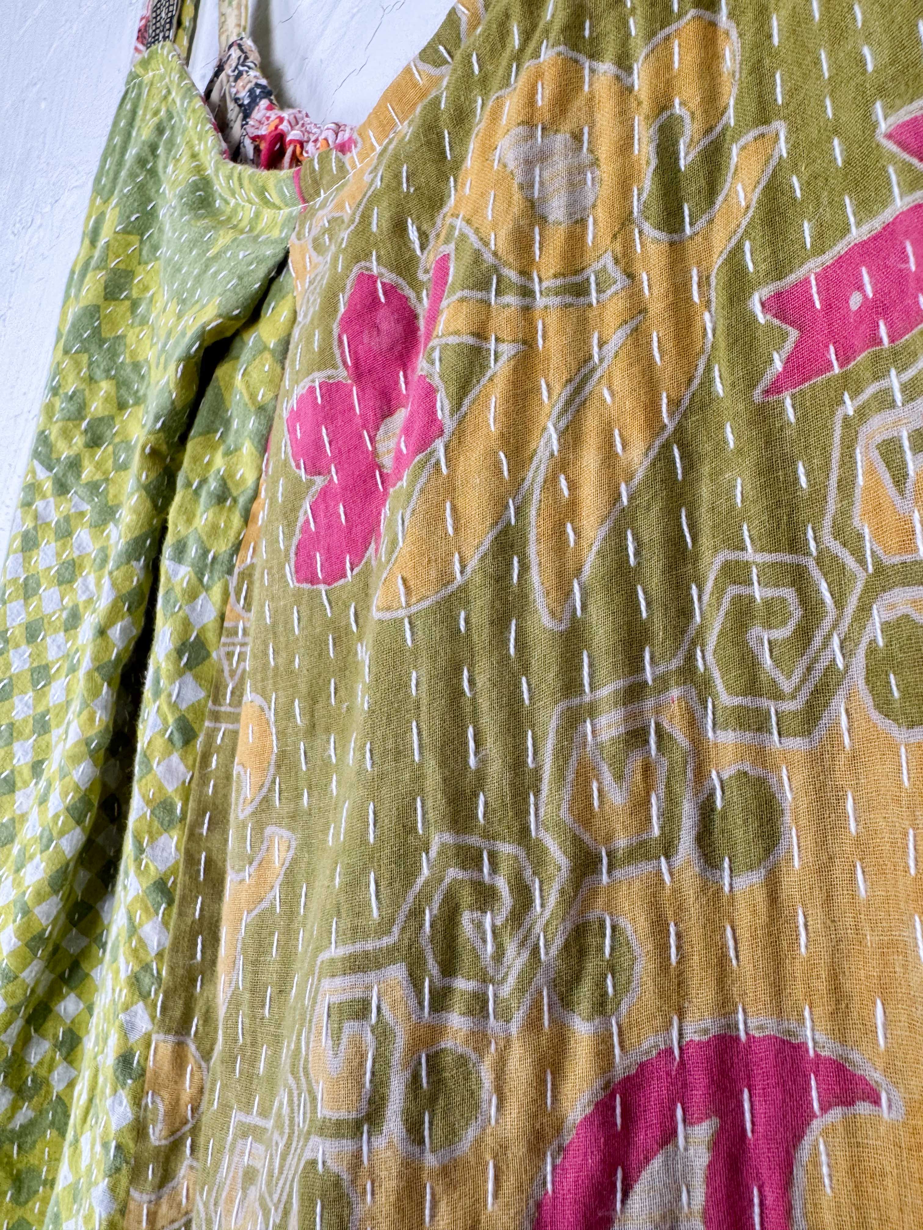 Bohemian Kantha jumpsuit - Love Protect Sustain