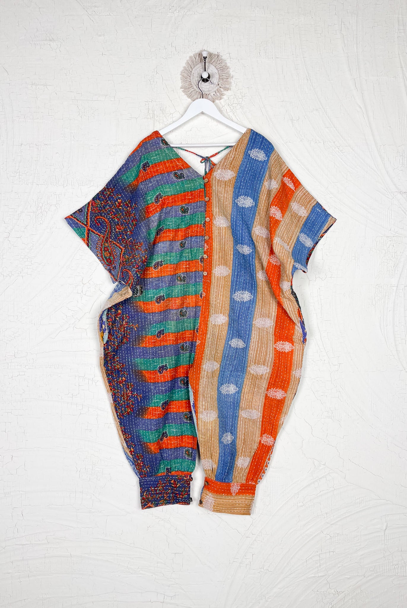 Bohemian Kantha jumpsuit - Love Protect Sustain