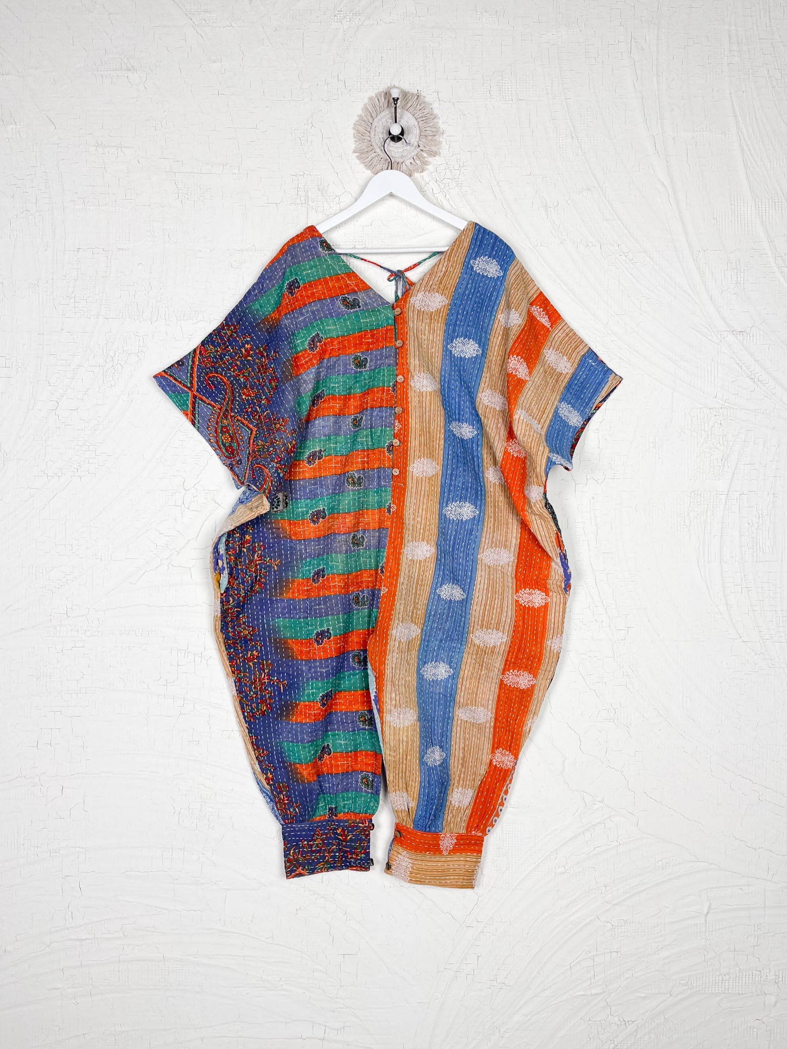 Bohemian Kantha jumpsuit - Love Protect Sustain