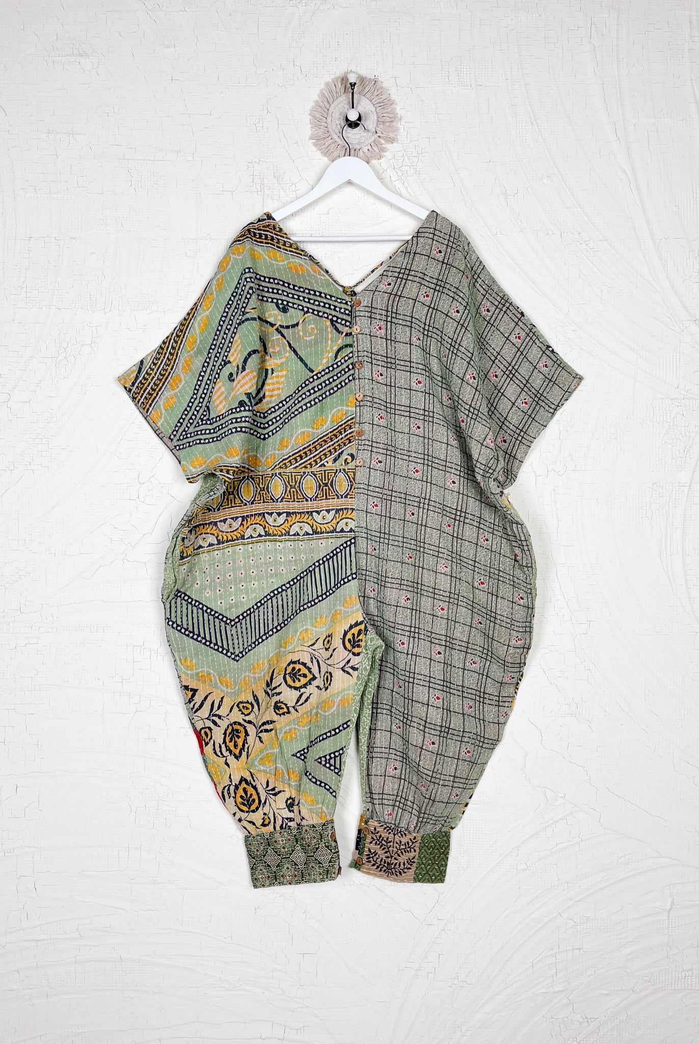 Bohemian Kantha jumpsuit - Love Protect Sustain