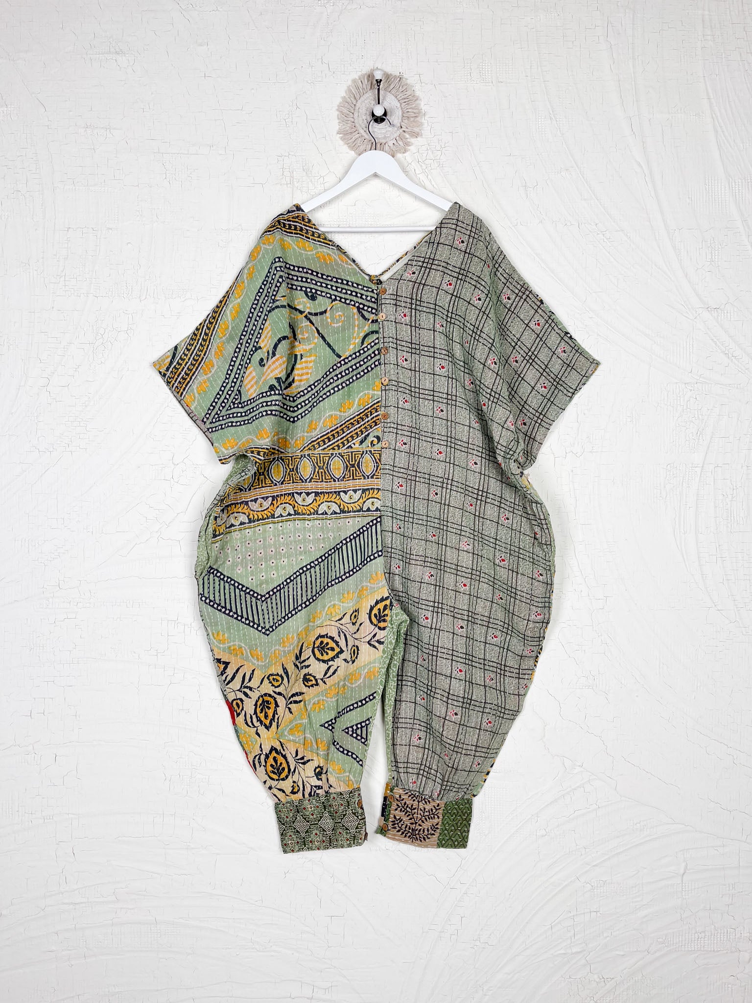 Bohemian Kantha jumpsuit - Love Protect Sustain