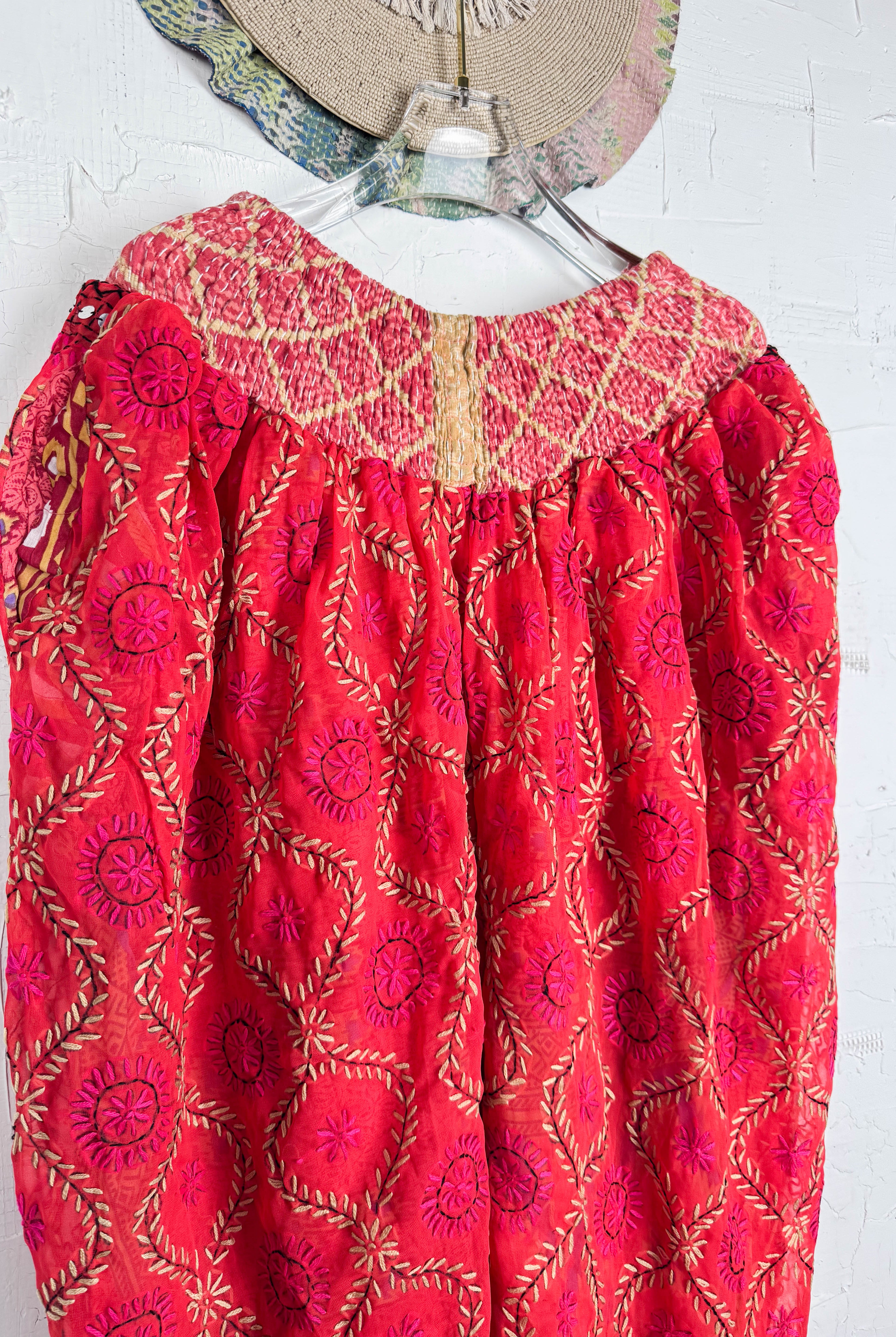 Bohemian Phulkari Pants - Love Protect Sustain