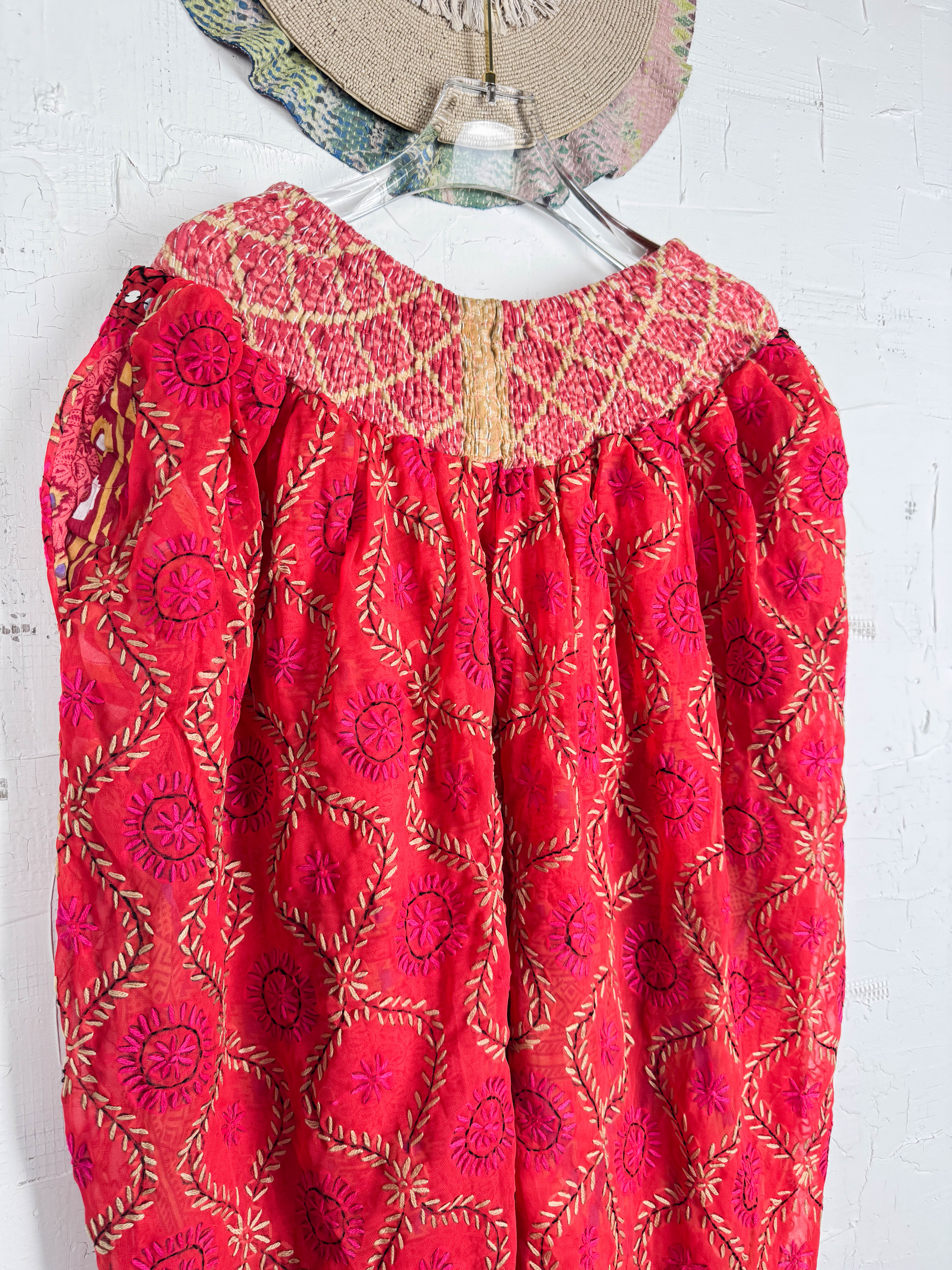 Bohemian Phulkari Pants - Love Protect Sustain