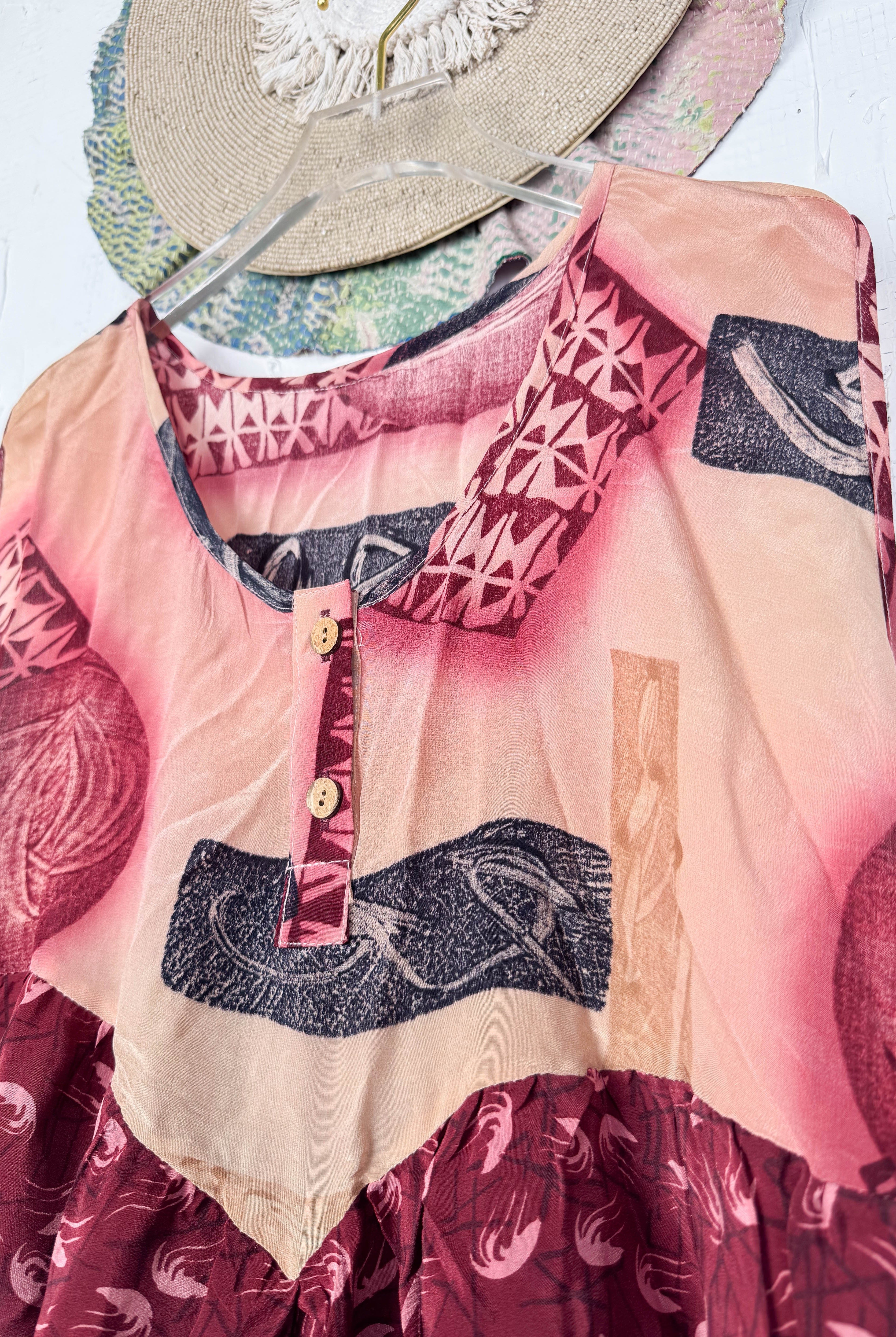 Bohemian Silk Vest - Love Protect Sustain