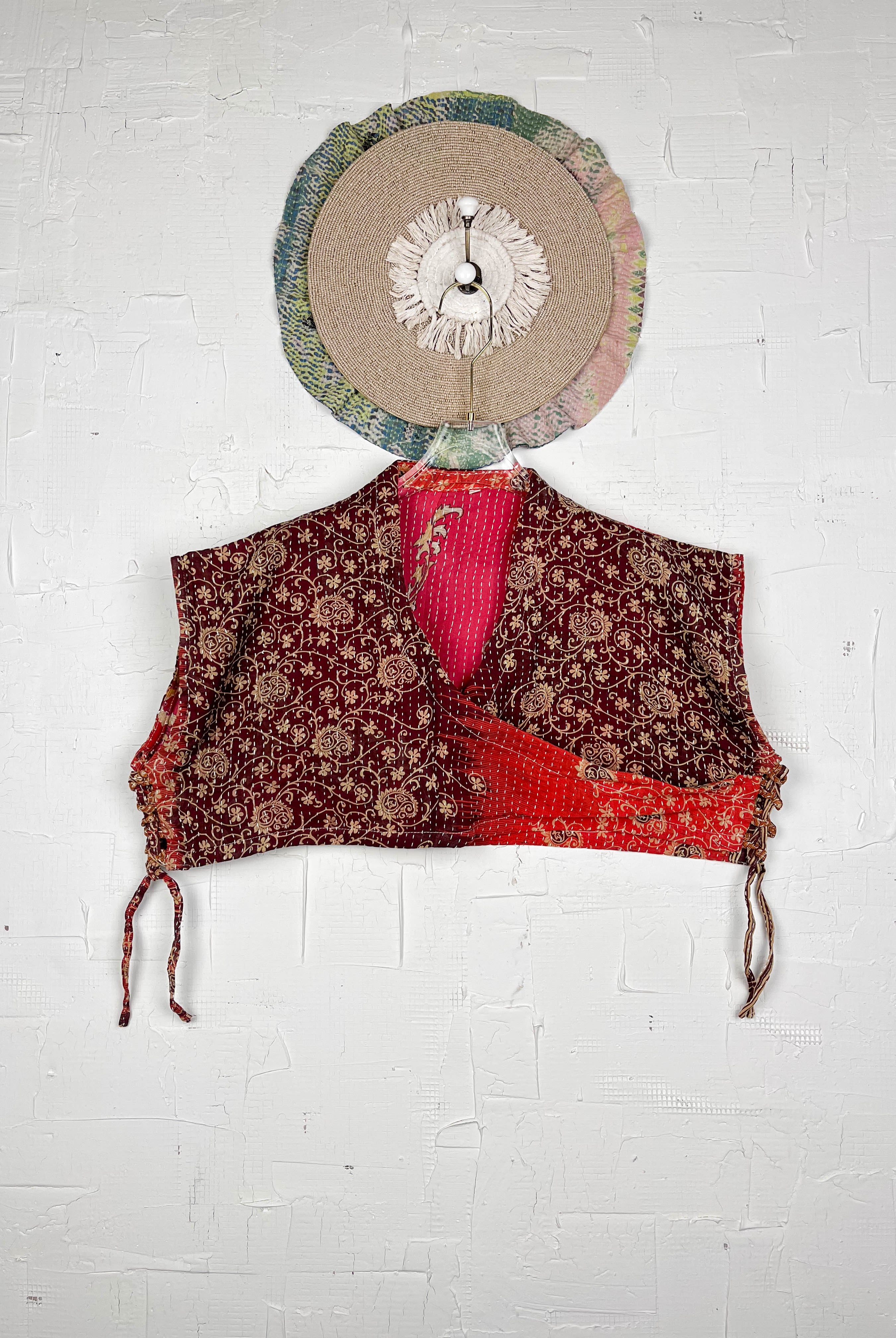 Bohemian crop top - Love Protect Sustain