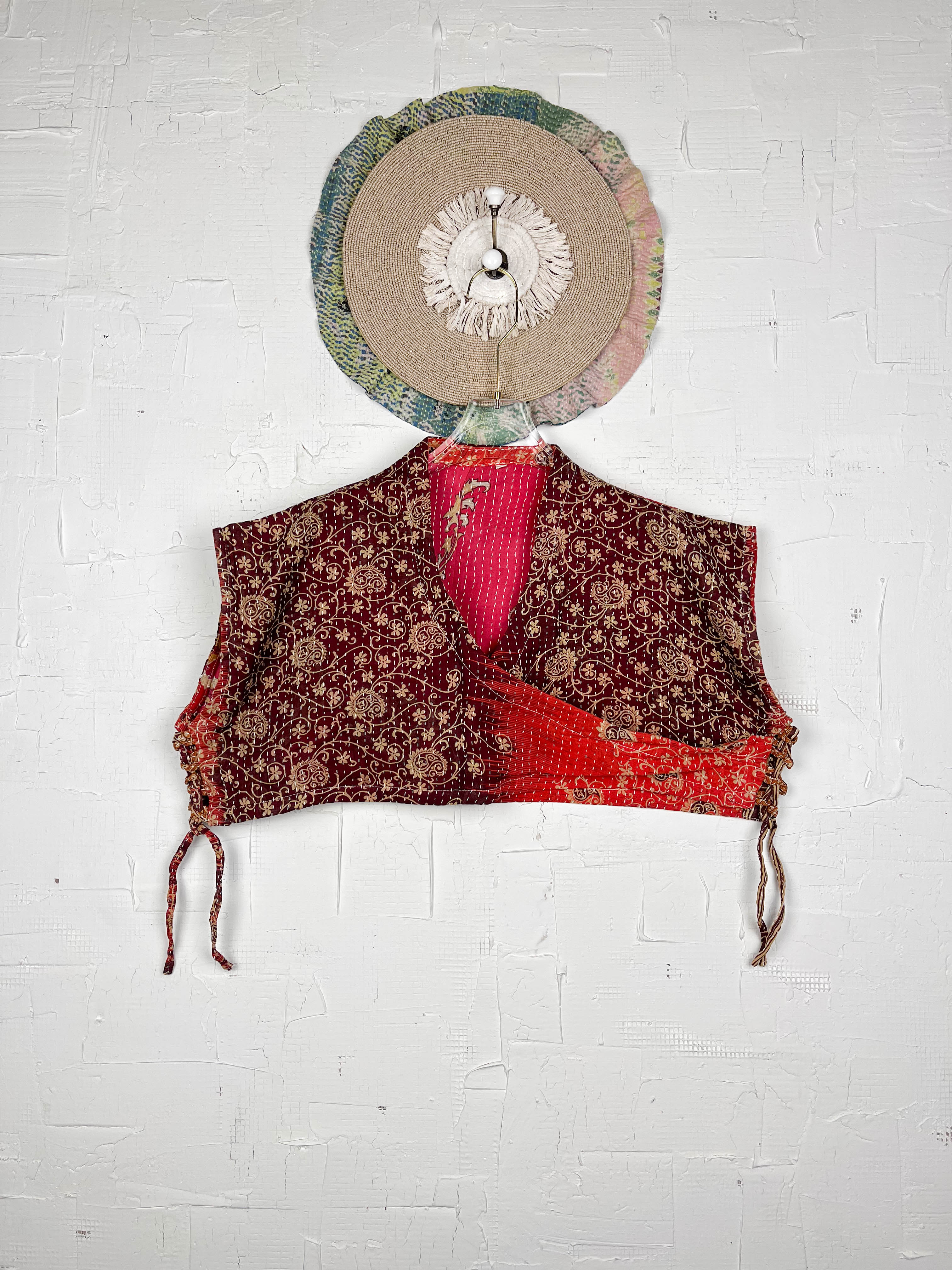 Bohemian crop top - Love Protect Sustain