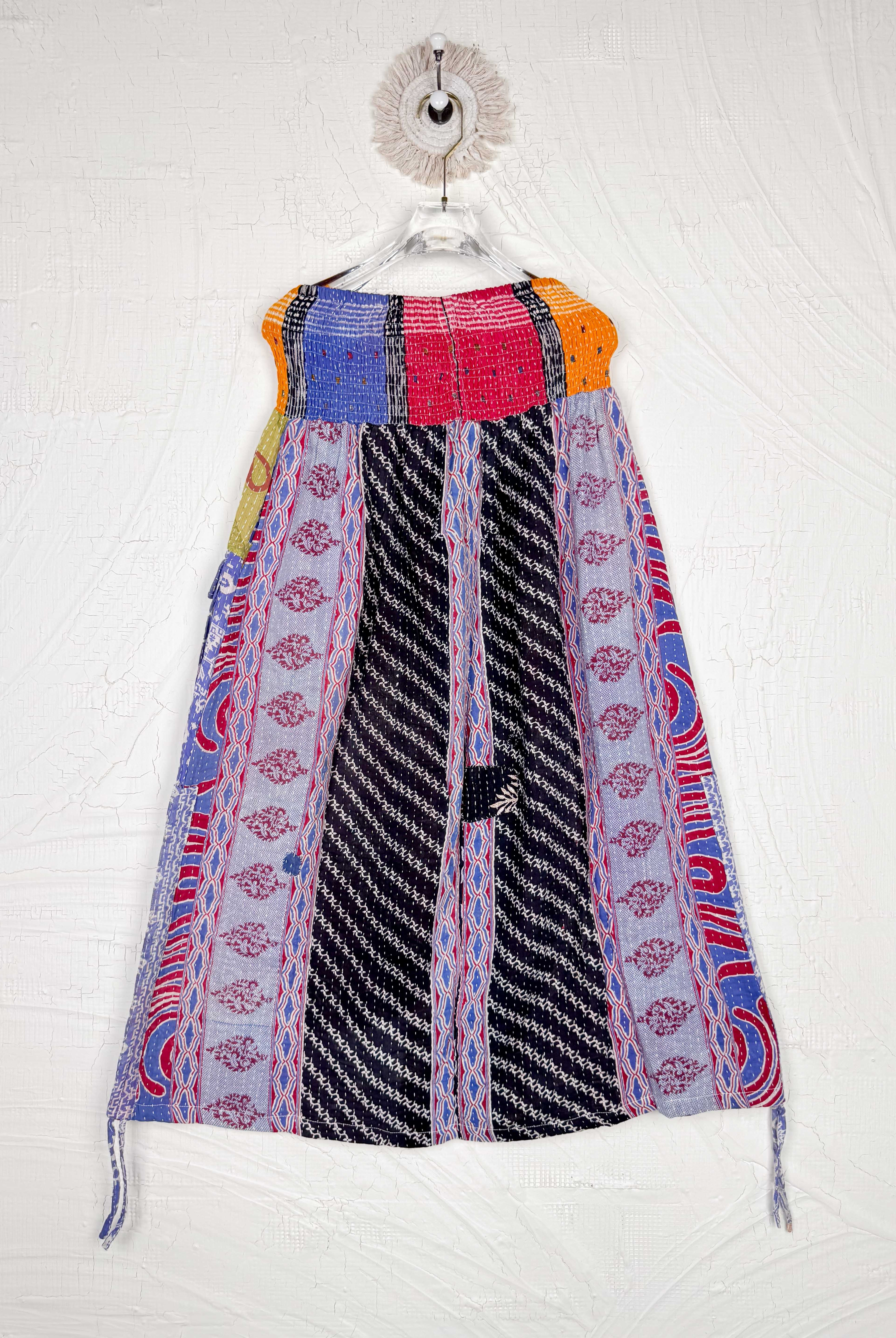 Bohemian kantha skirt - Love Protect Sustain