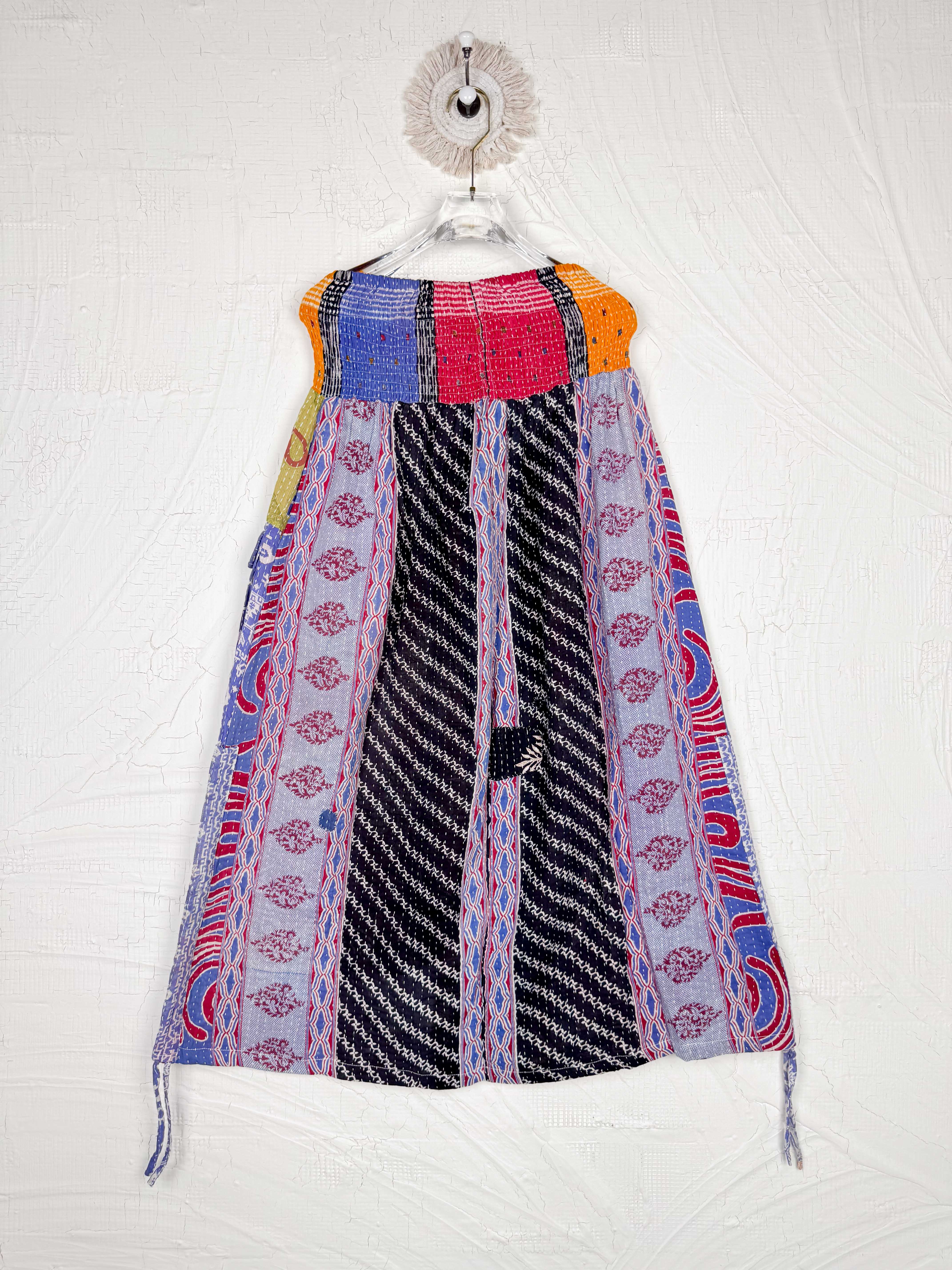 Bohemian kantha skirt - Love Protect Sustain