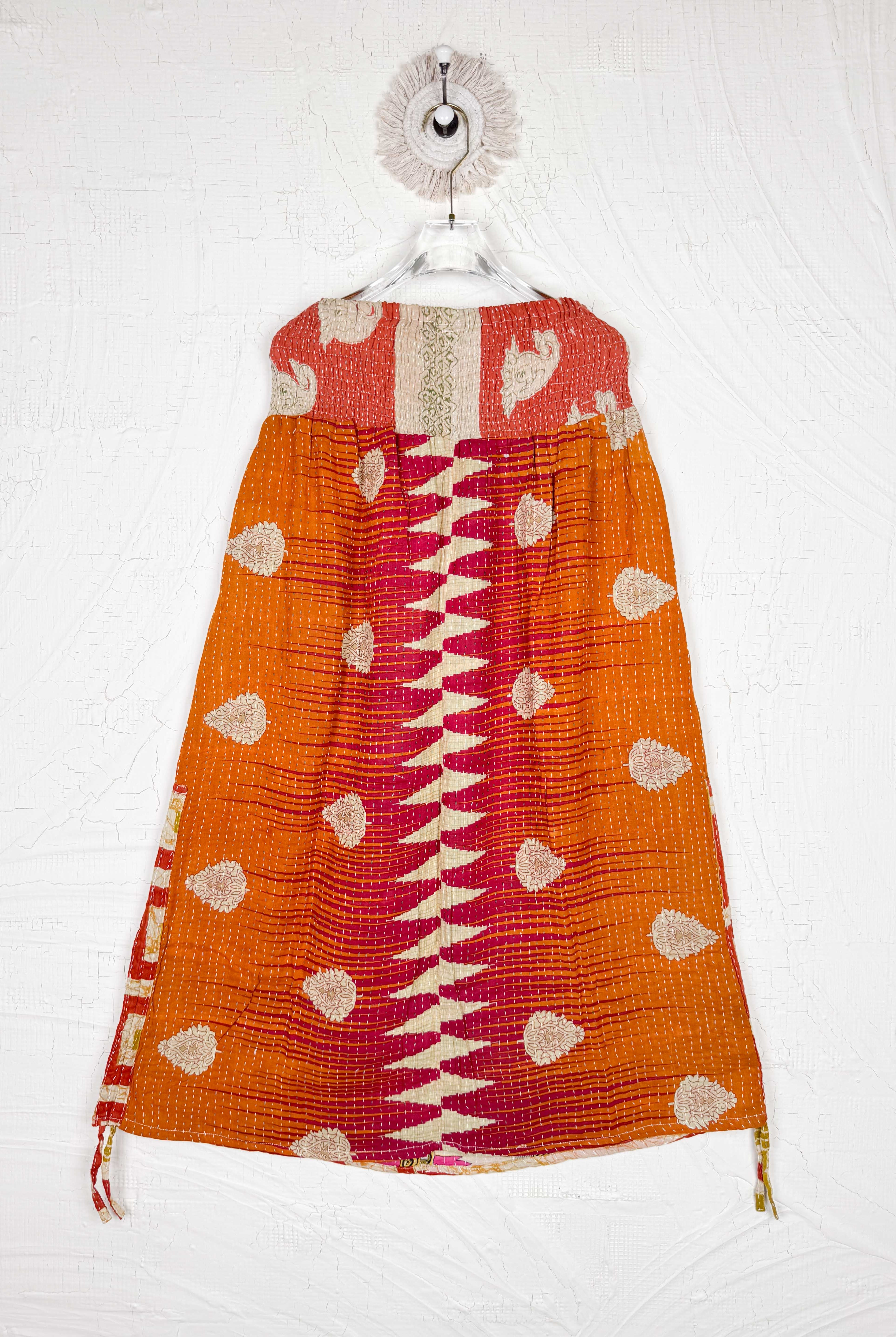 Bohemian kantha skirt - Love Protect Sustain